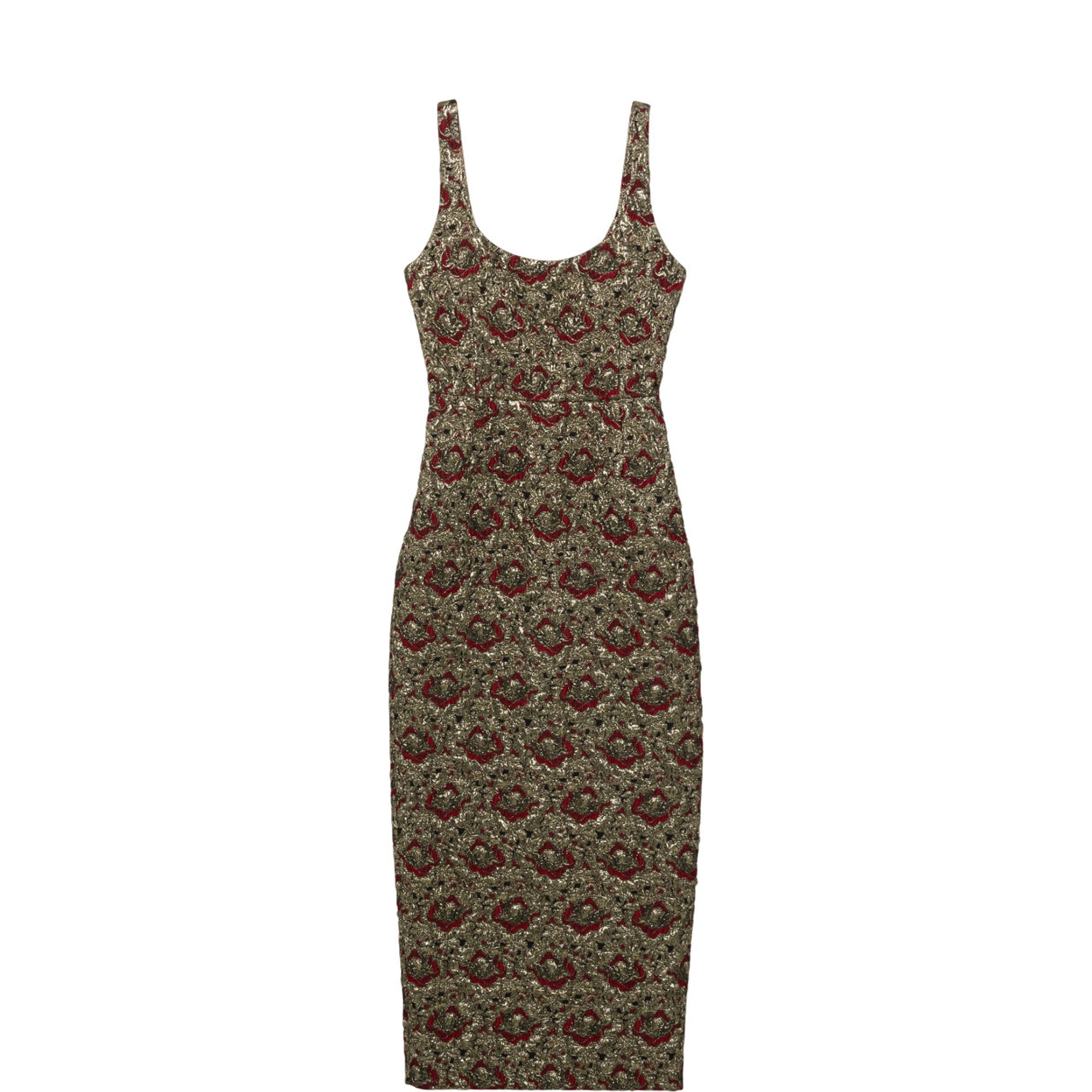 Ravenna Gilded Jacqaurd Dress