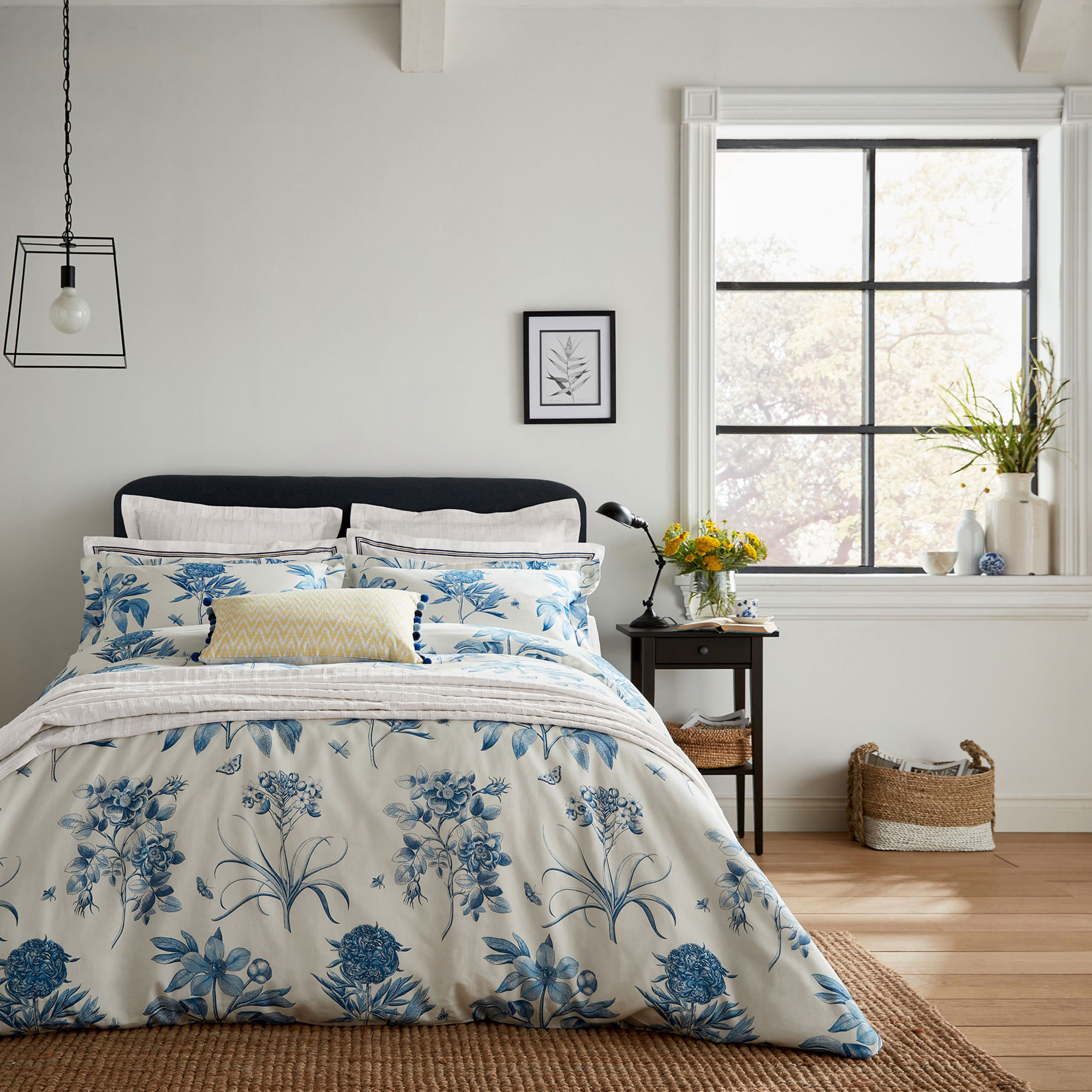 Etchings & Rose Duvet Set Silver