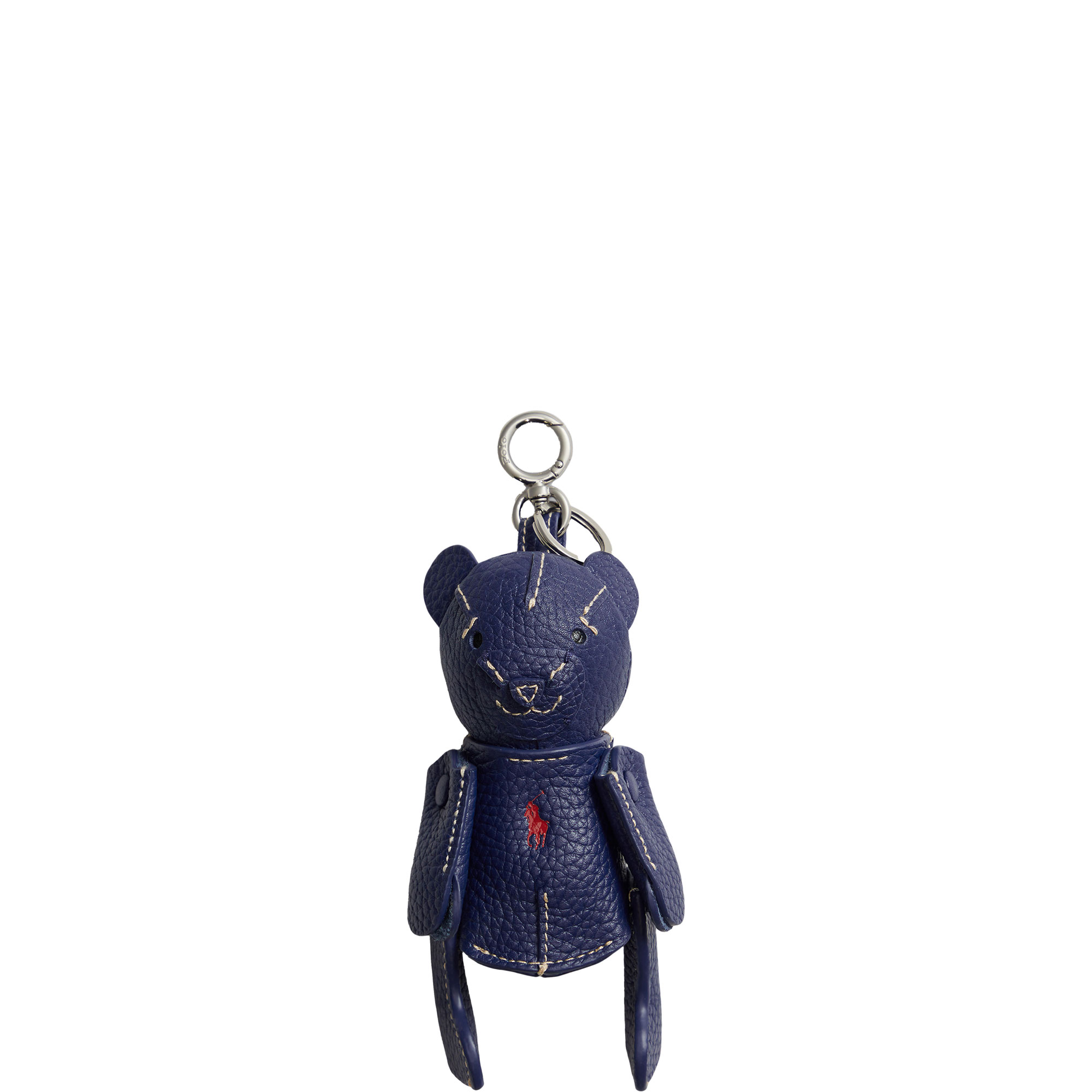 Bear Pony Logo Leather Bag Charm