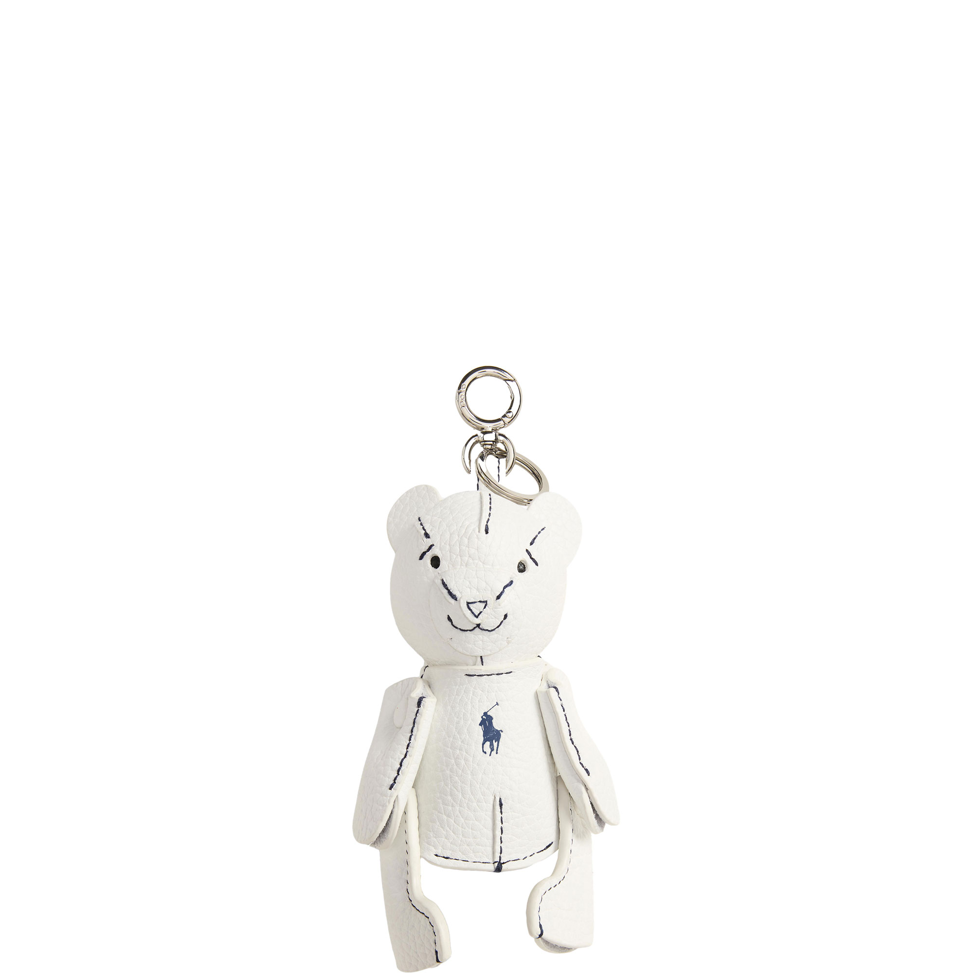 Bear Pony Logo Leather Bag Charm