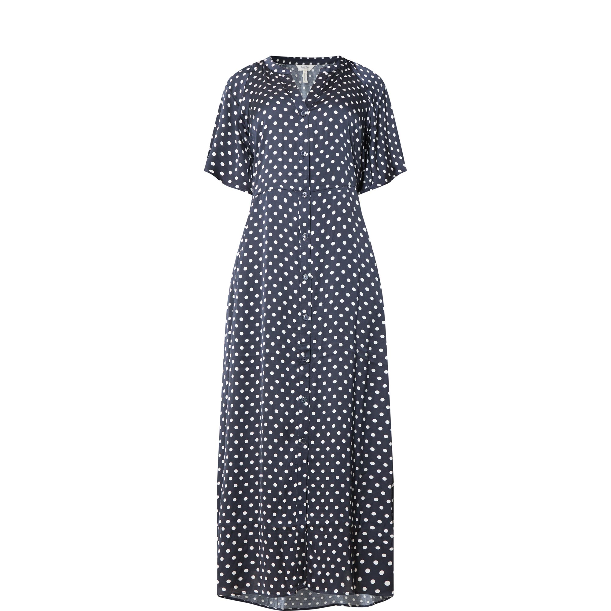 Alaja Polka Dot Shirt Dress