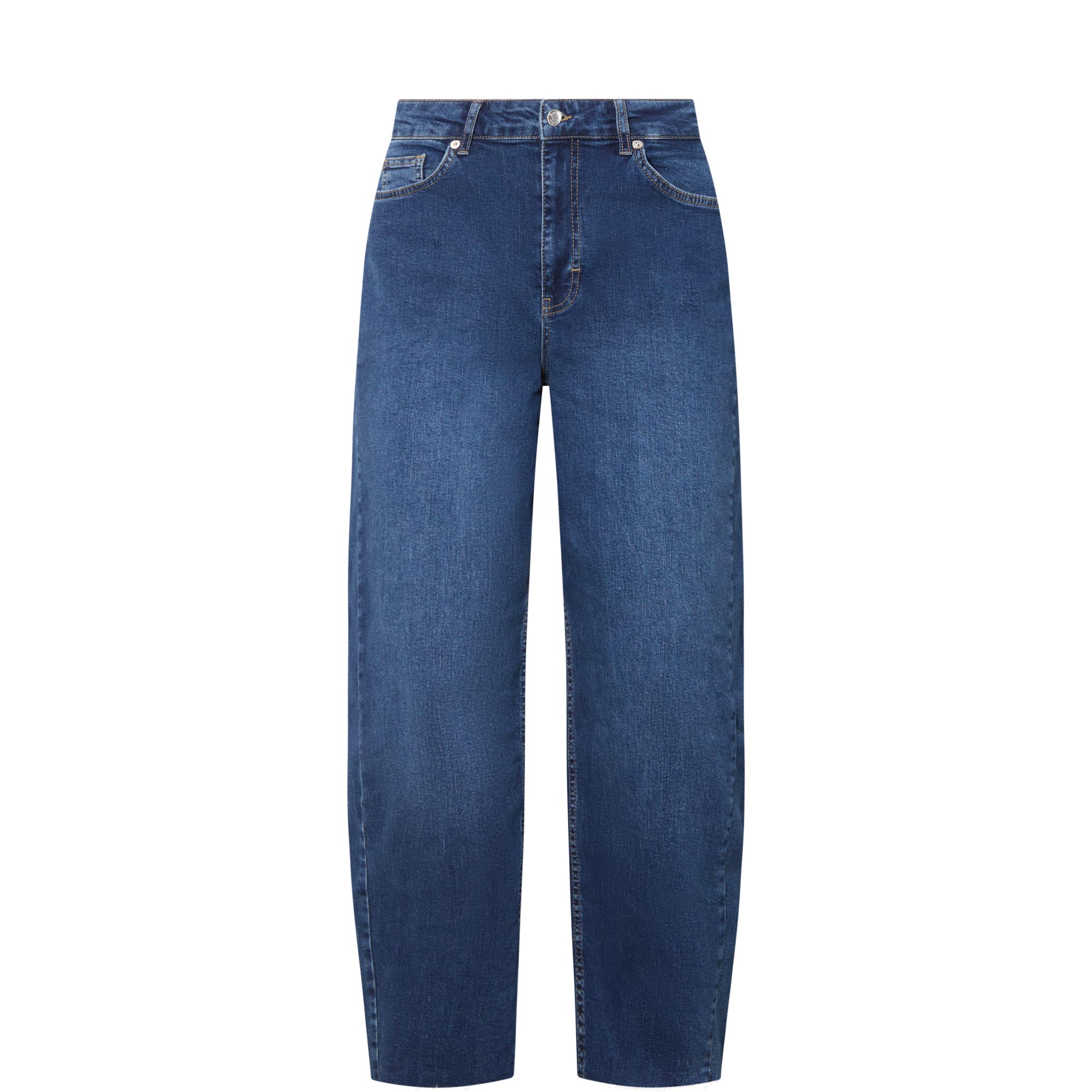 Adelena Mid-Rise Straight Leg Jeans