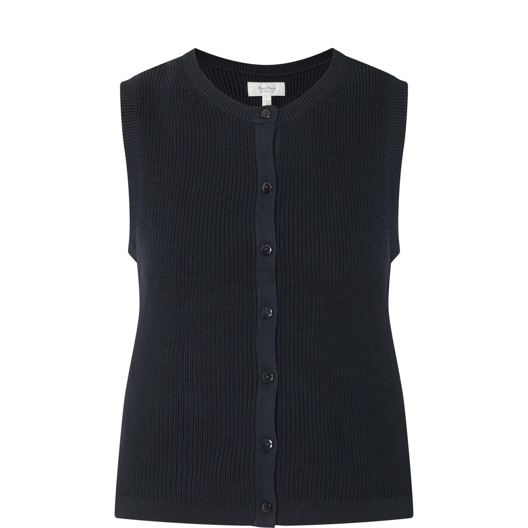 Gemma Ribbed Knitted Vest