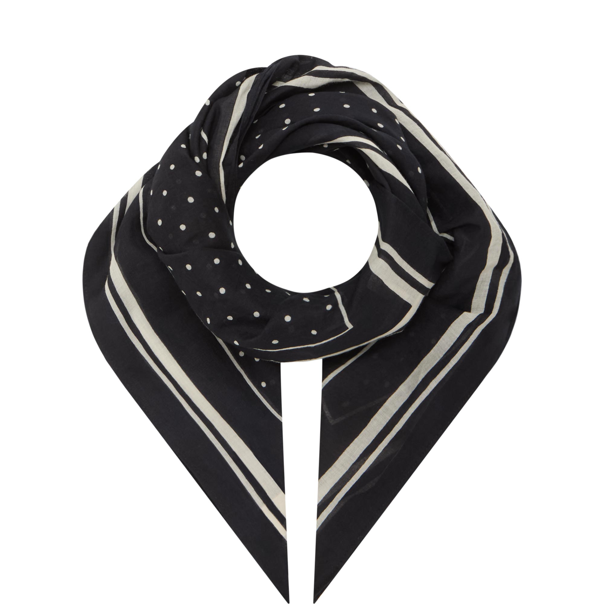 Phi Printed Square Scarf