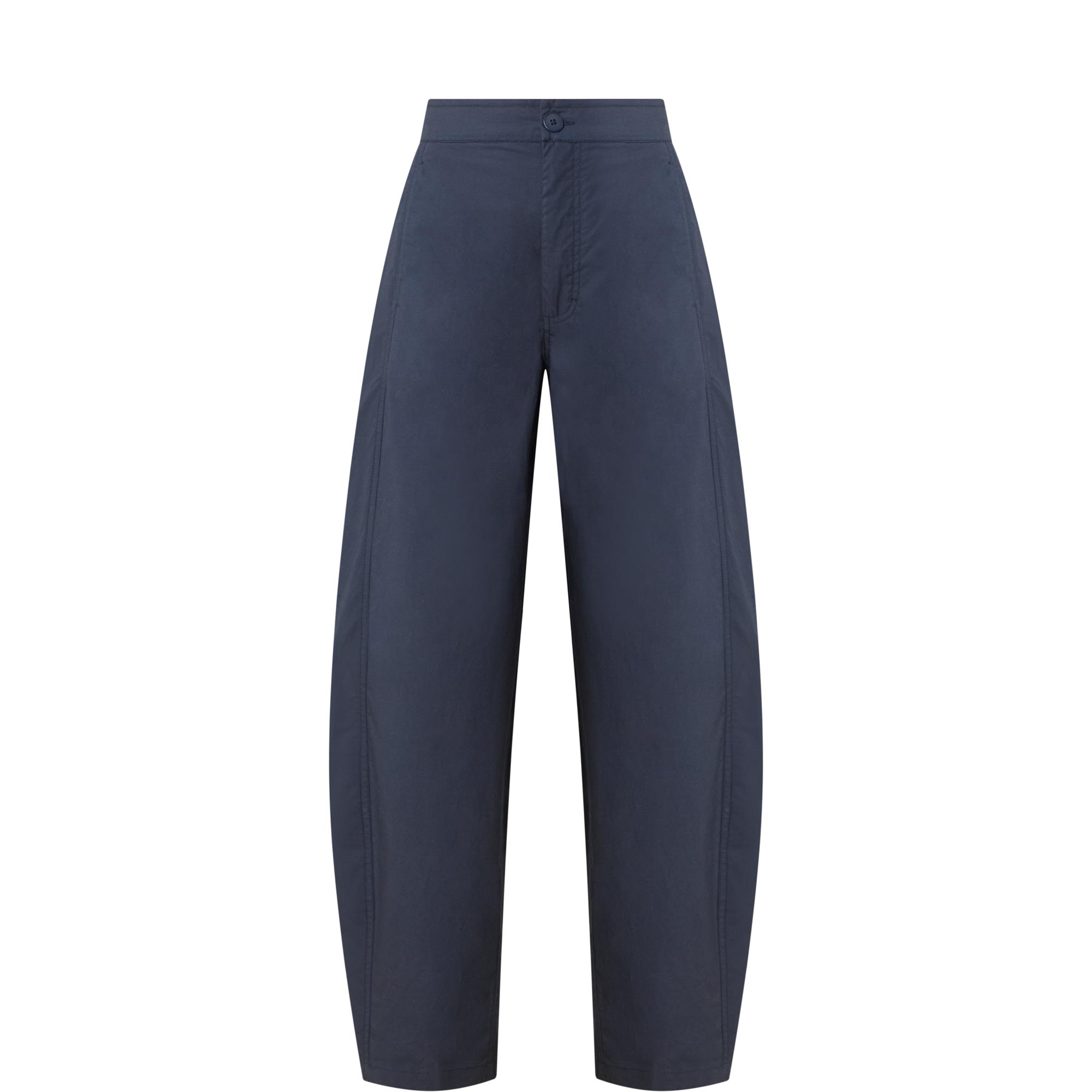 Atimas Mid-Rise Barrel Leg Trousers