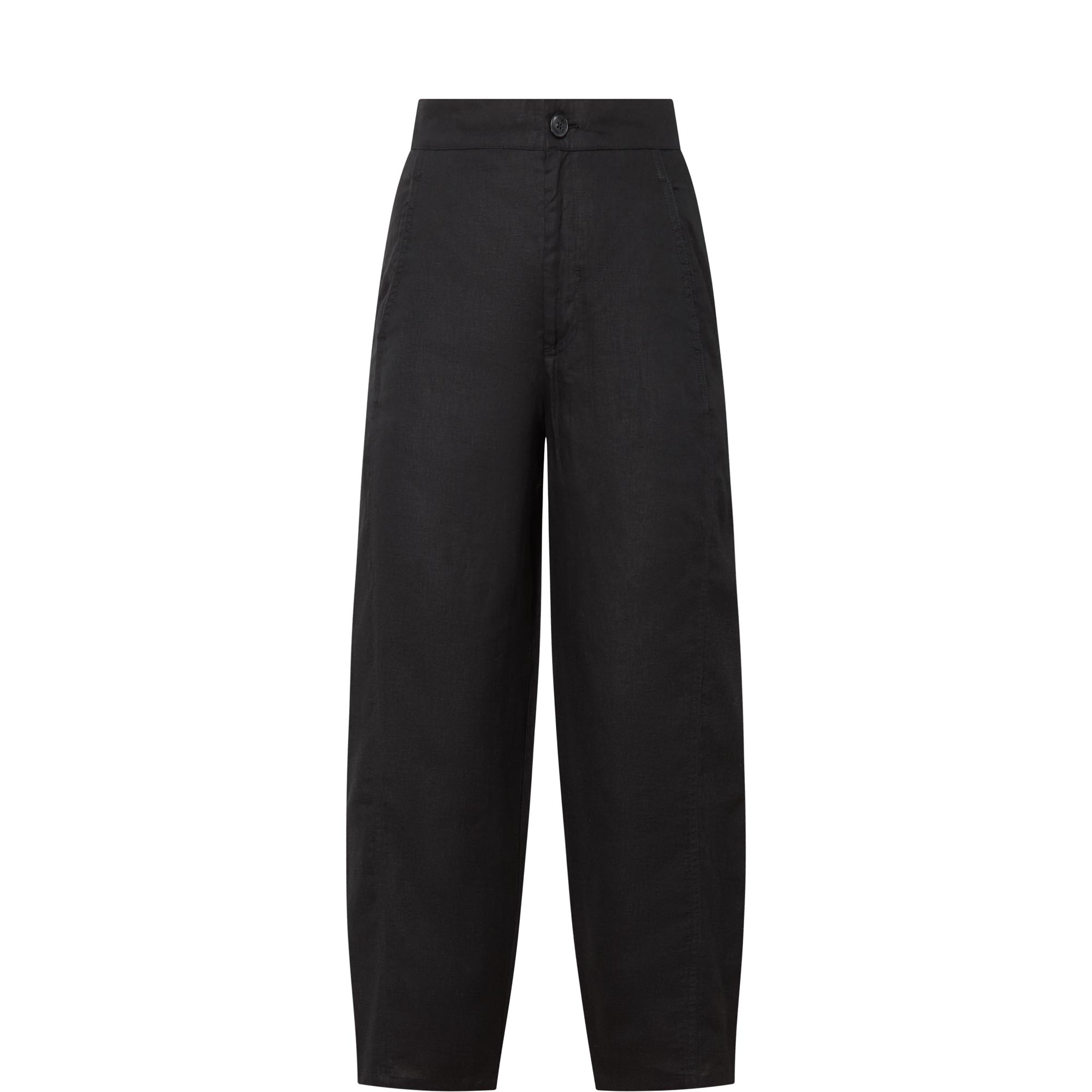 Atima Linen High-Rise Straight Leg Trousers