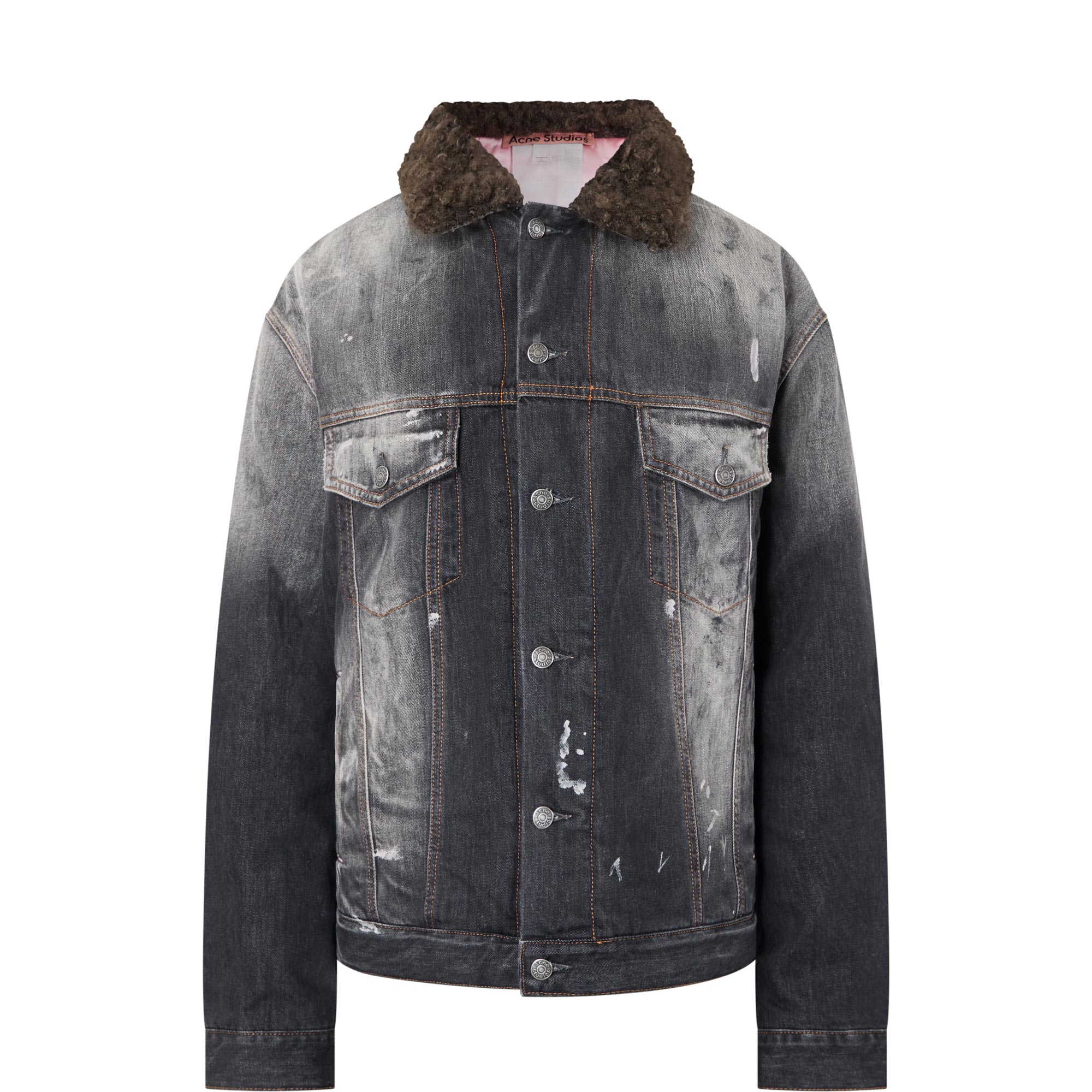 Paint Splatter Denim Jacket