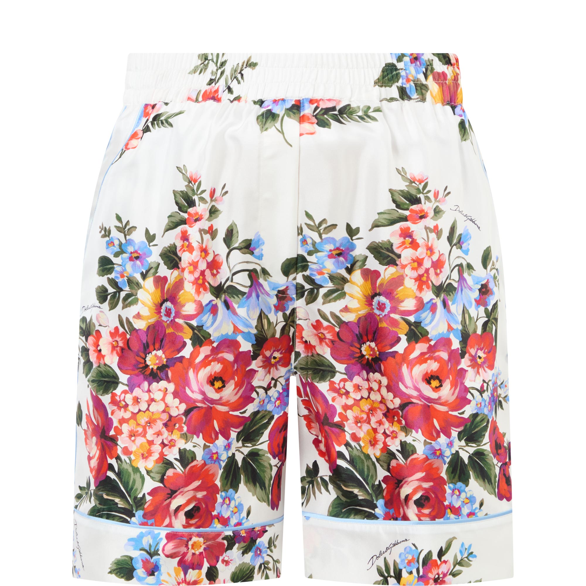 Flower Bouquet Print Bermuda Shorts