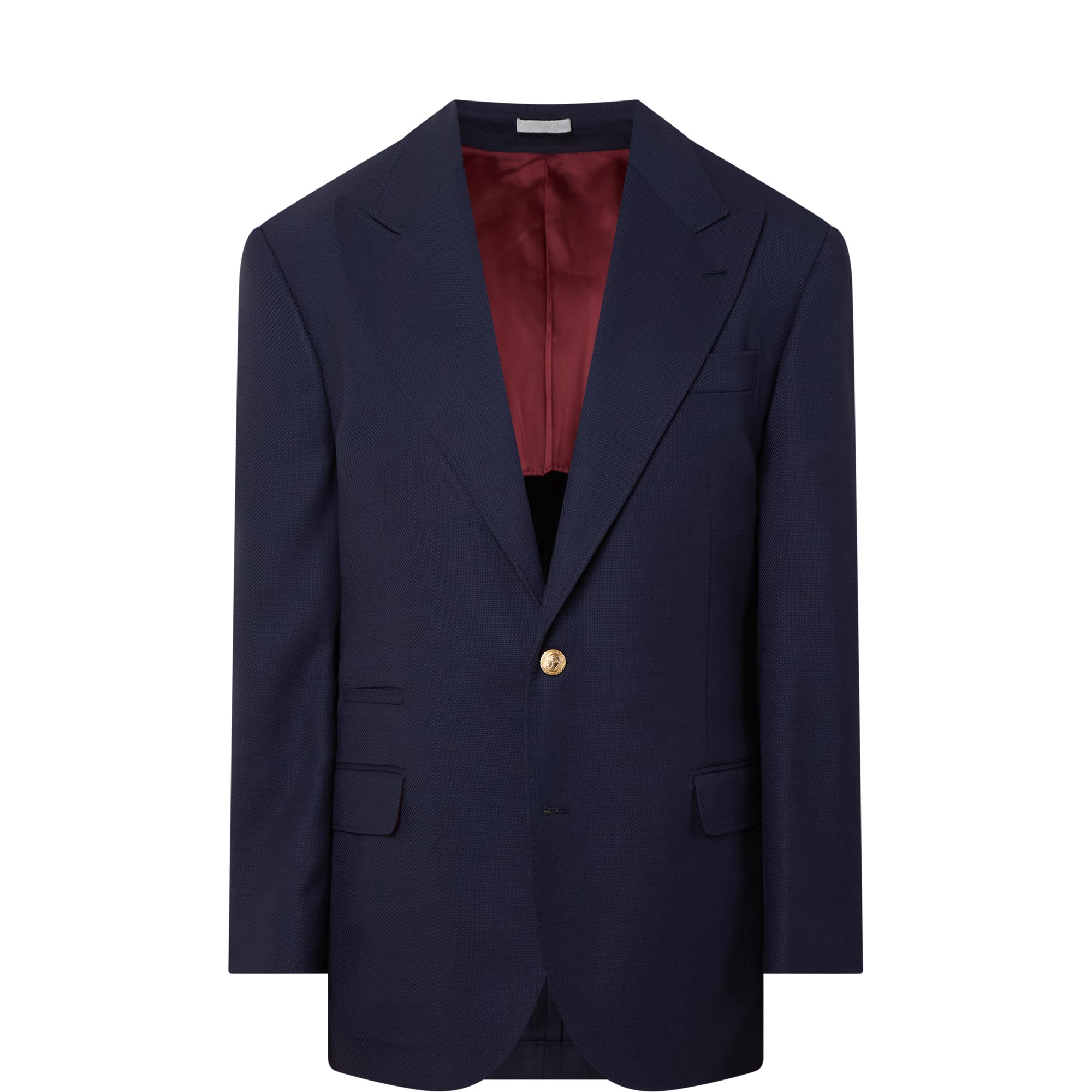 Hopsack Single Breasted Blazer