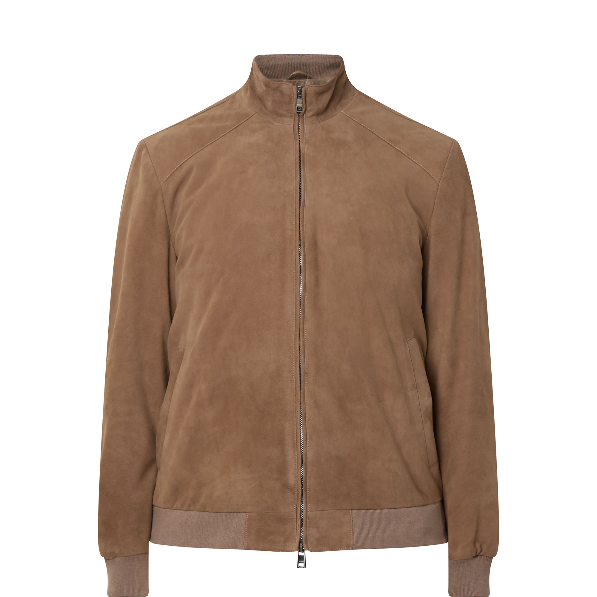 Suede Bomber Jacket