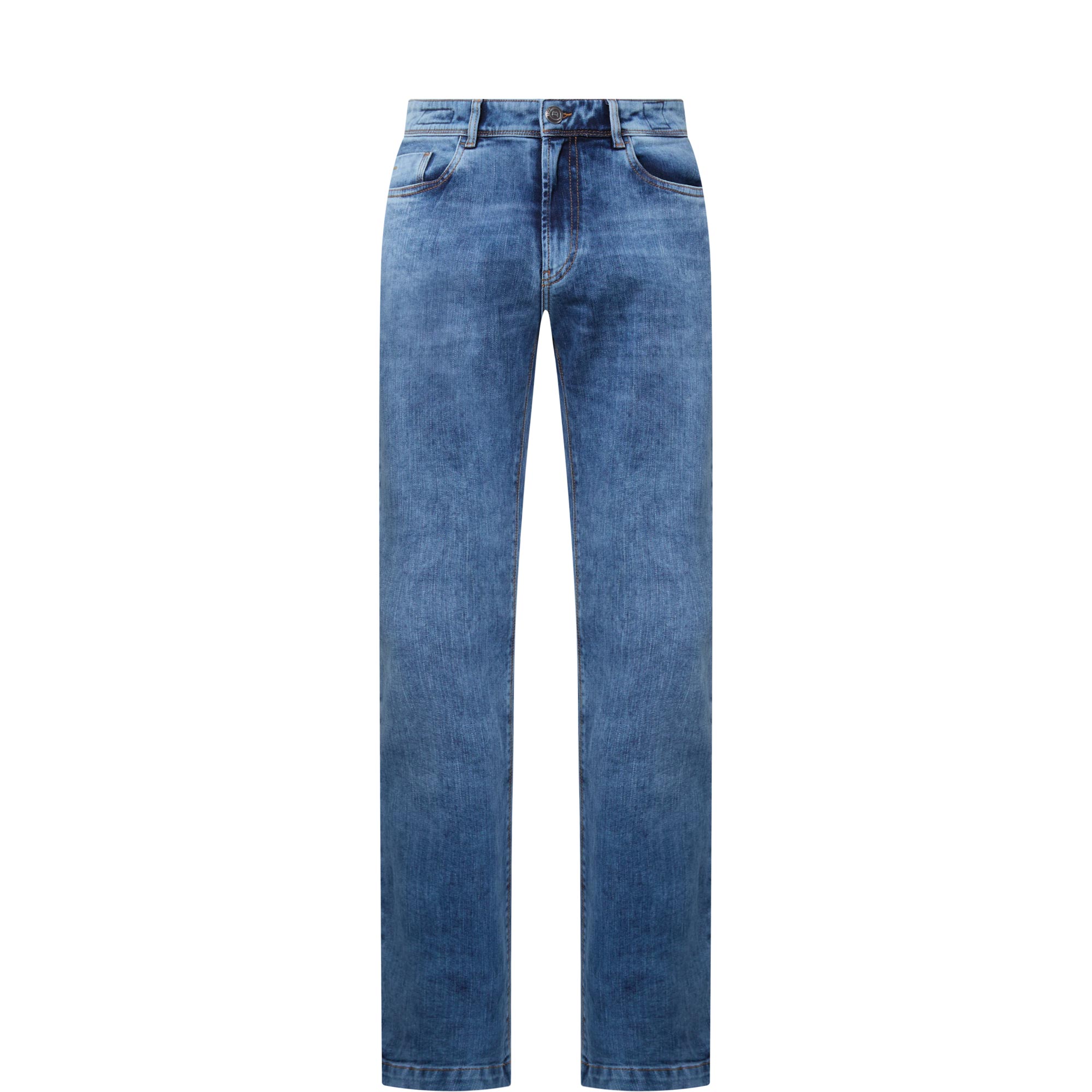 Claude Mid-Rise Straight Leg Jeans