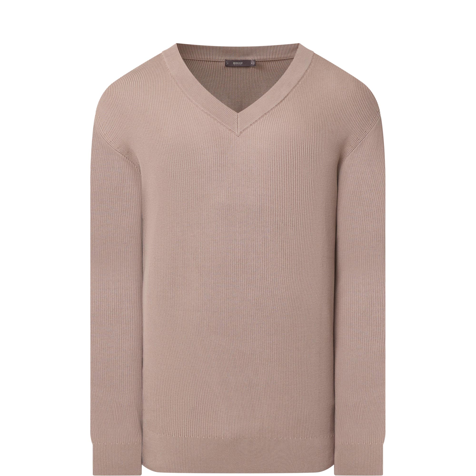 Solid Ribbed Sweater