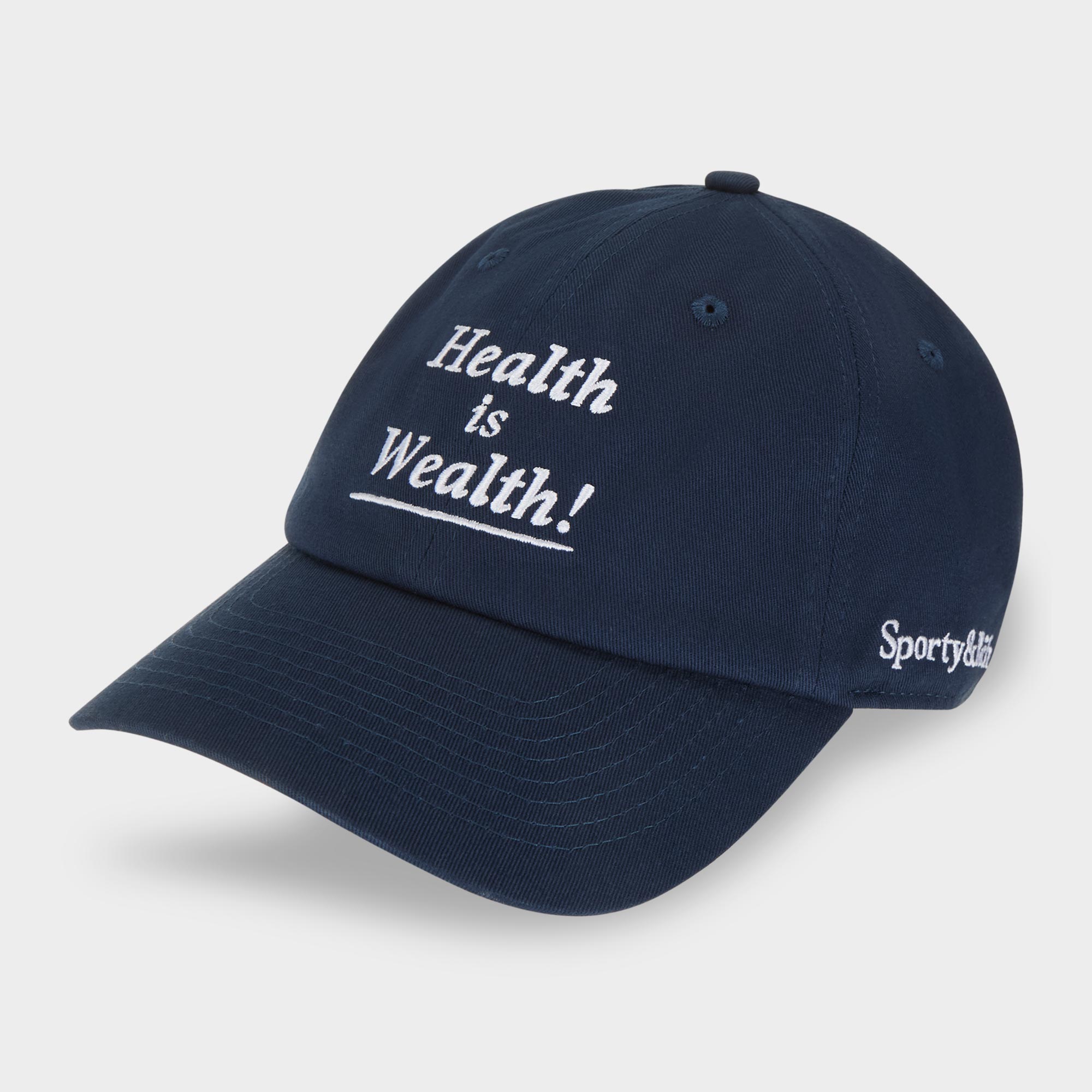 Health is Wealth Logo Baseball Cap