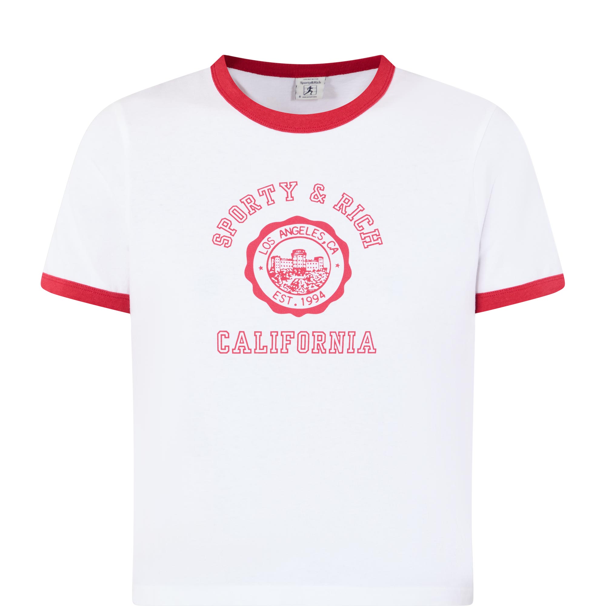 California Logo Emblem Ringer T-Shirt