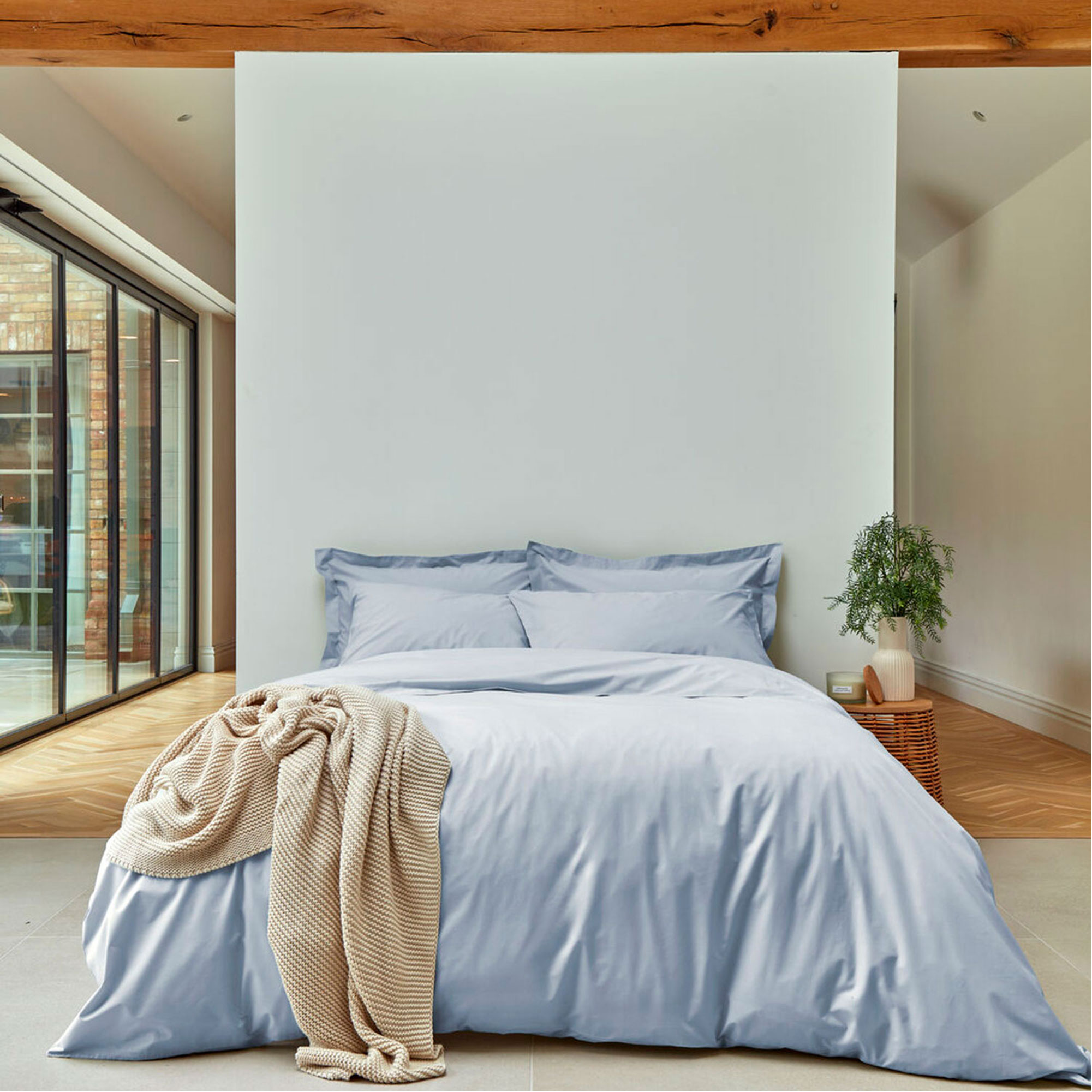 200 Thread Count Duvet Set Blue