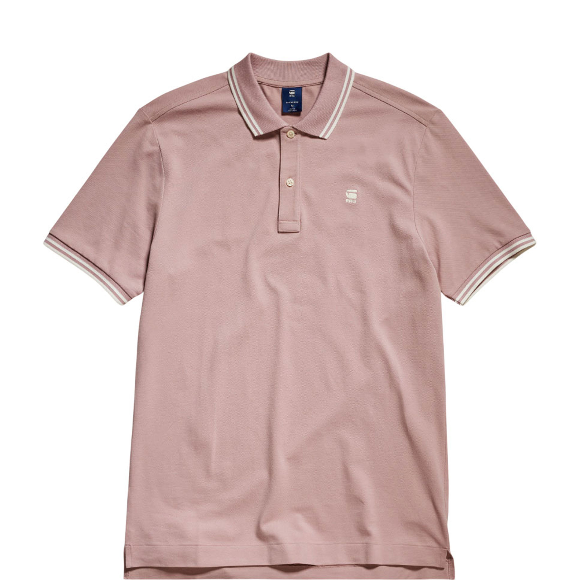 Dunda Slim Stripe Logo Polo Shirt