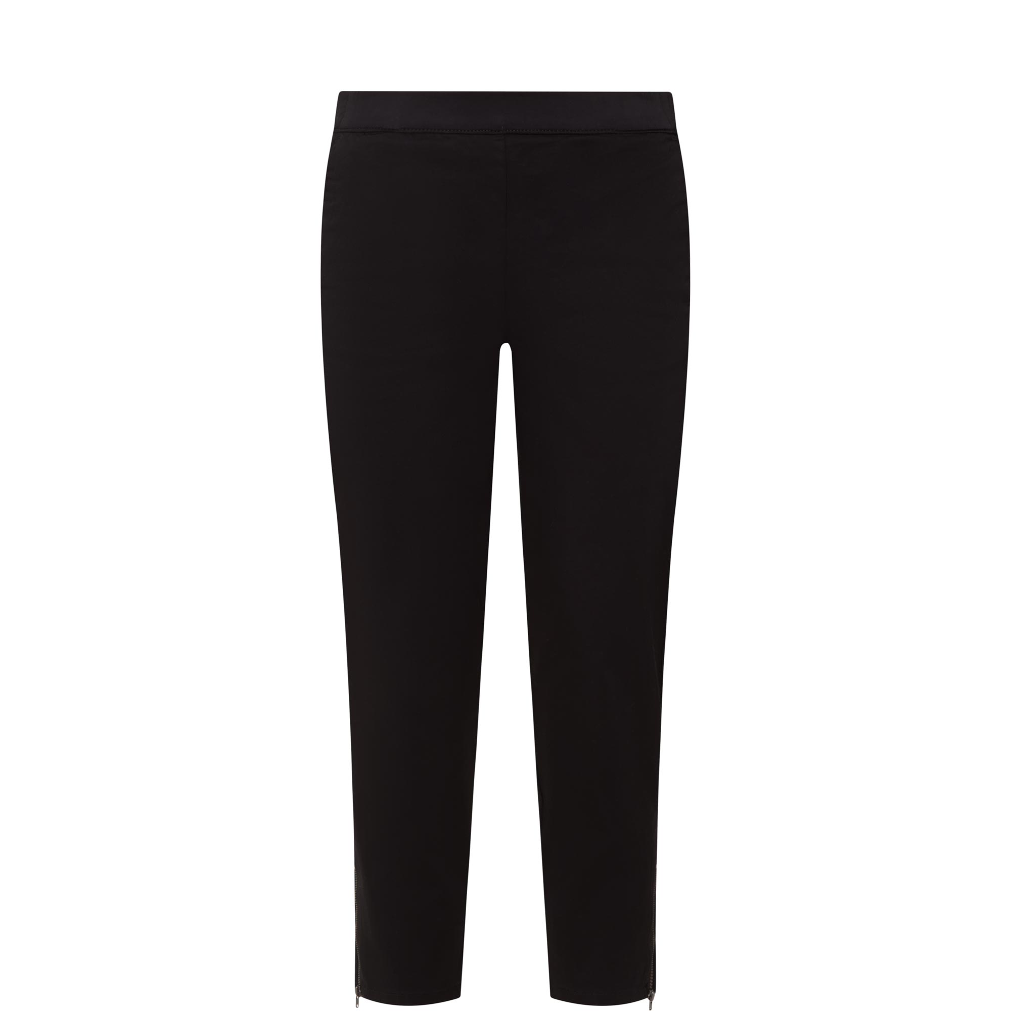 Padme Zip Slim Leg Cropped Trousers