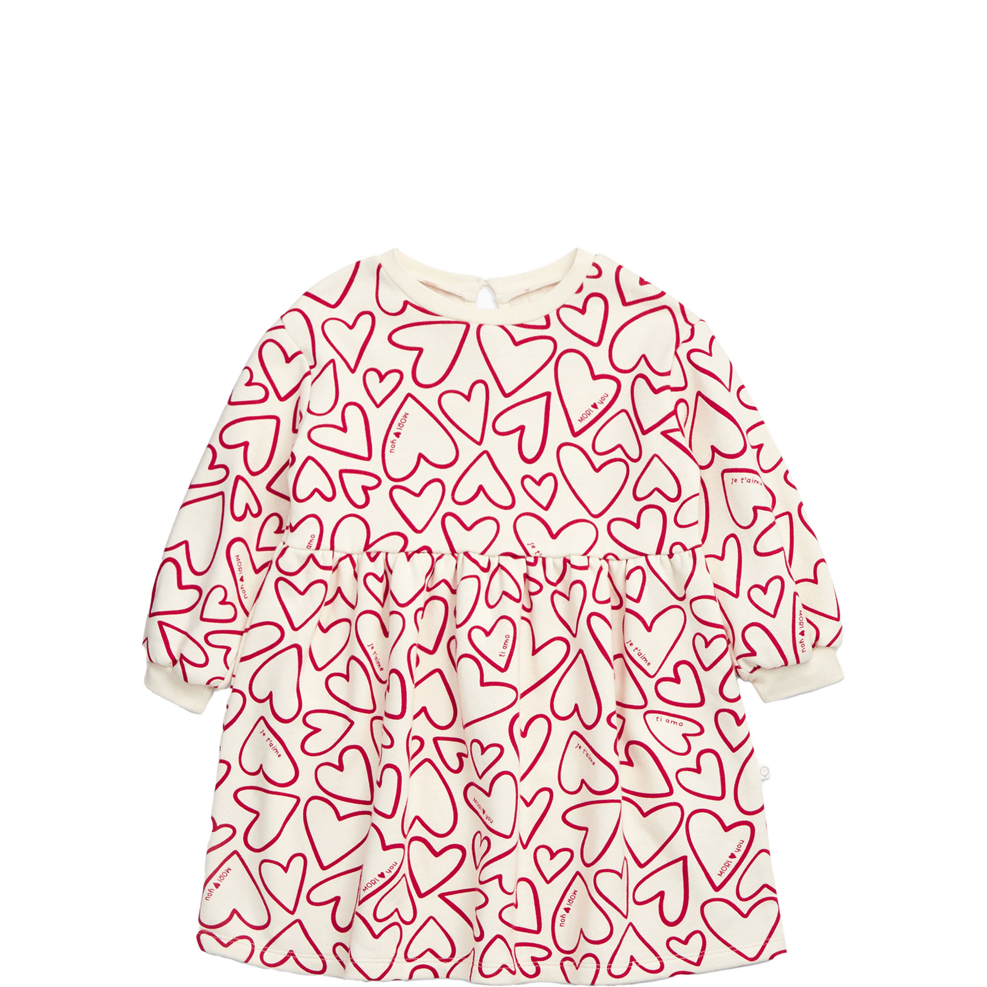 Hearts Logo Flared Dress