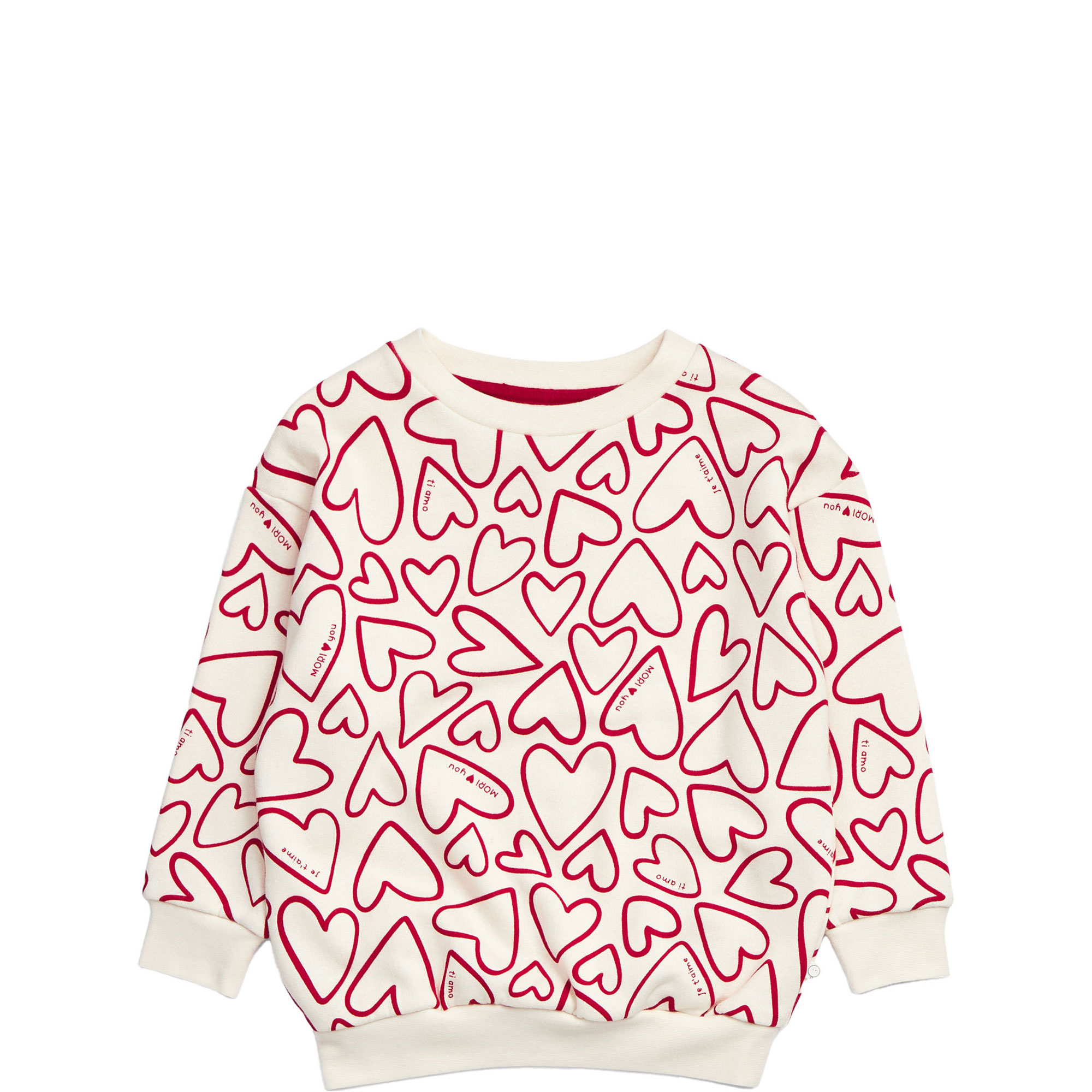 Hearts Logo Oversized Sweatshirt
