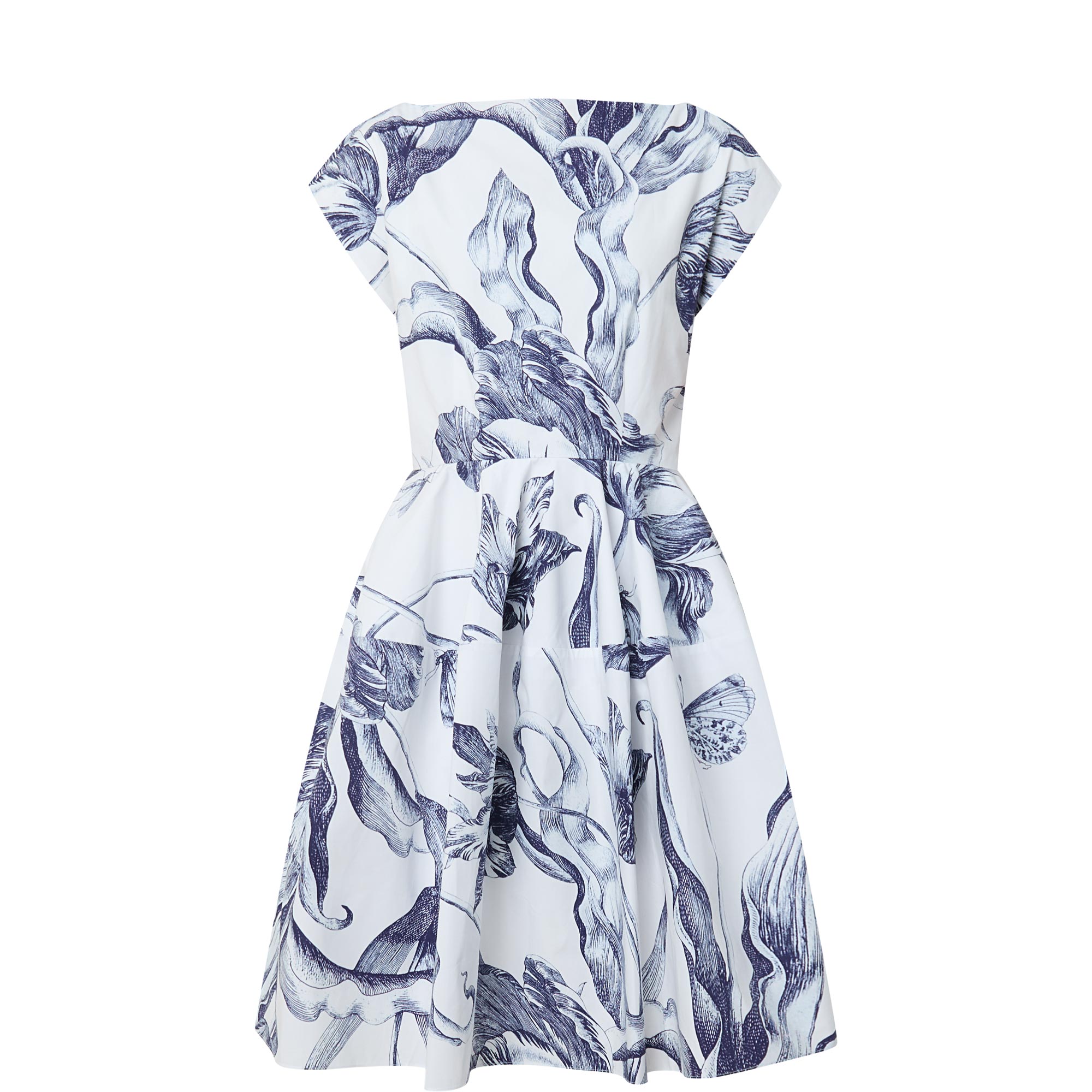 Midnight Botanical Mini Dress