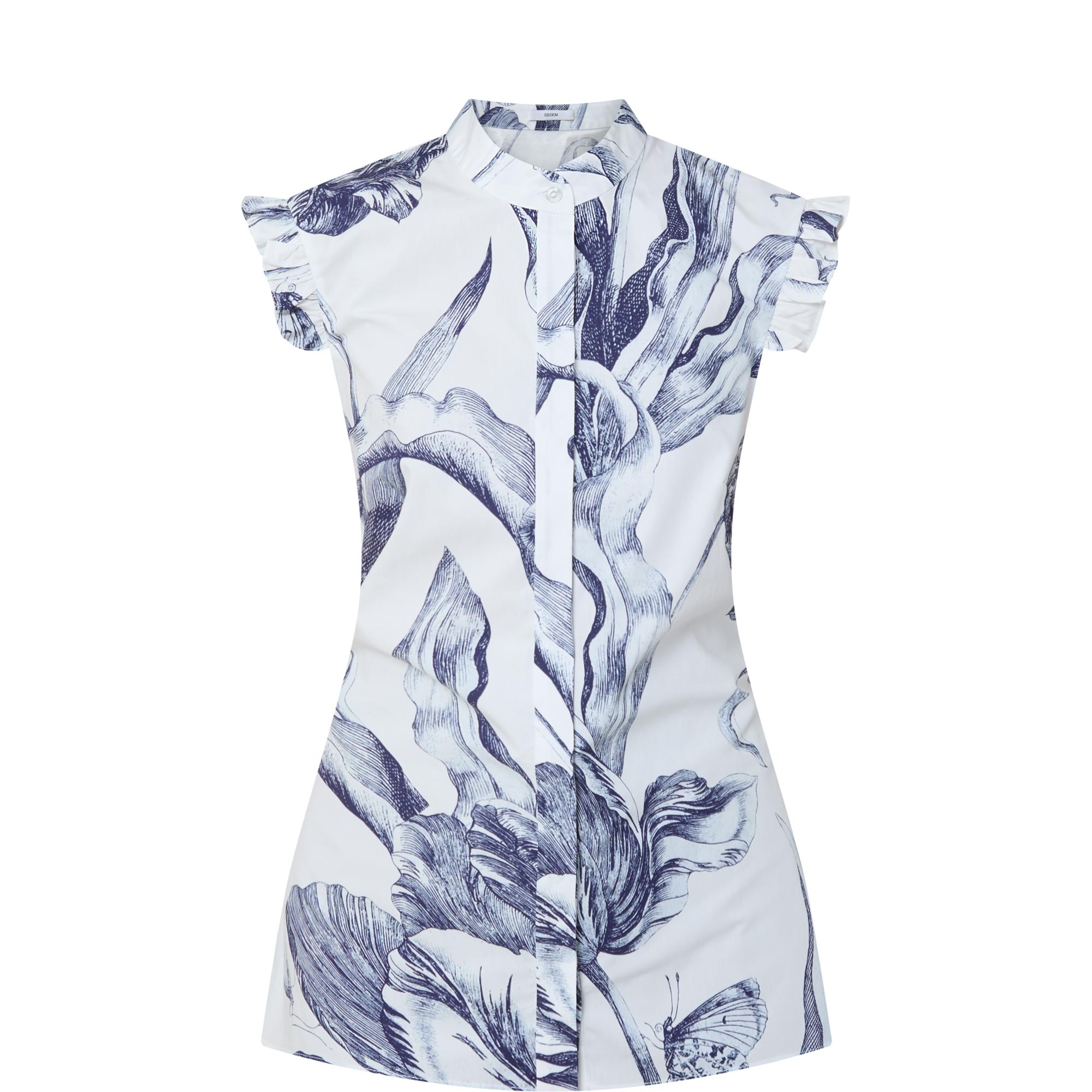 Midnight Botanical Blouse
