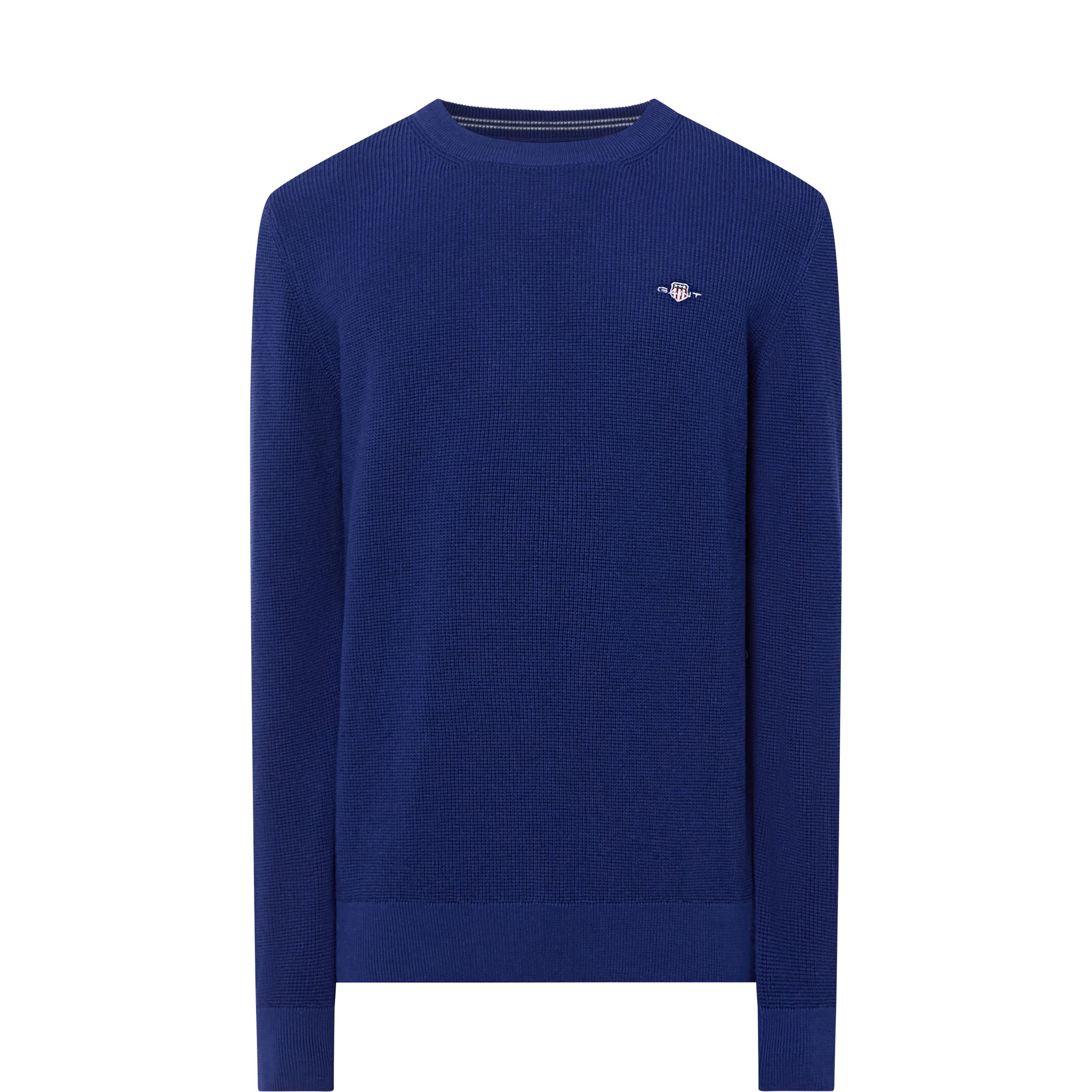 Shield Logo Textured Sweater