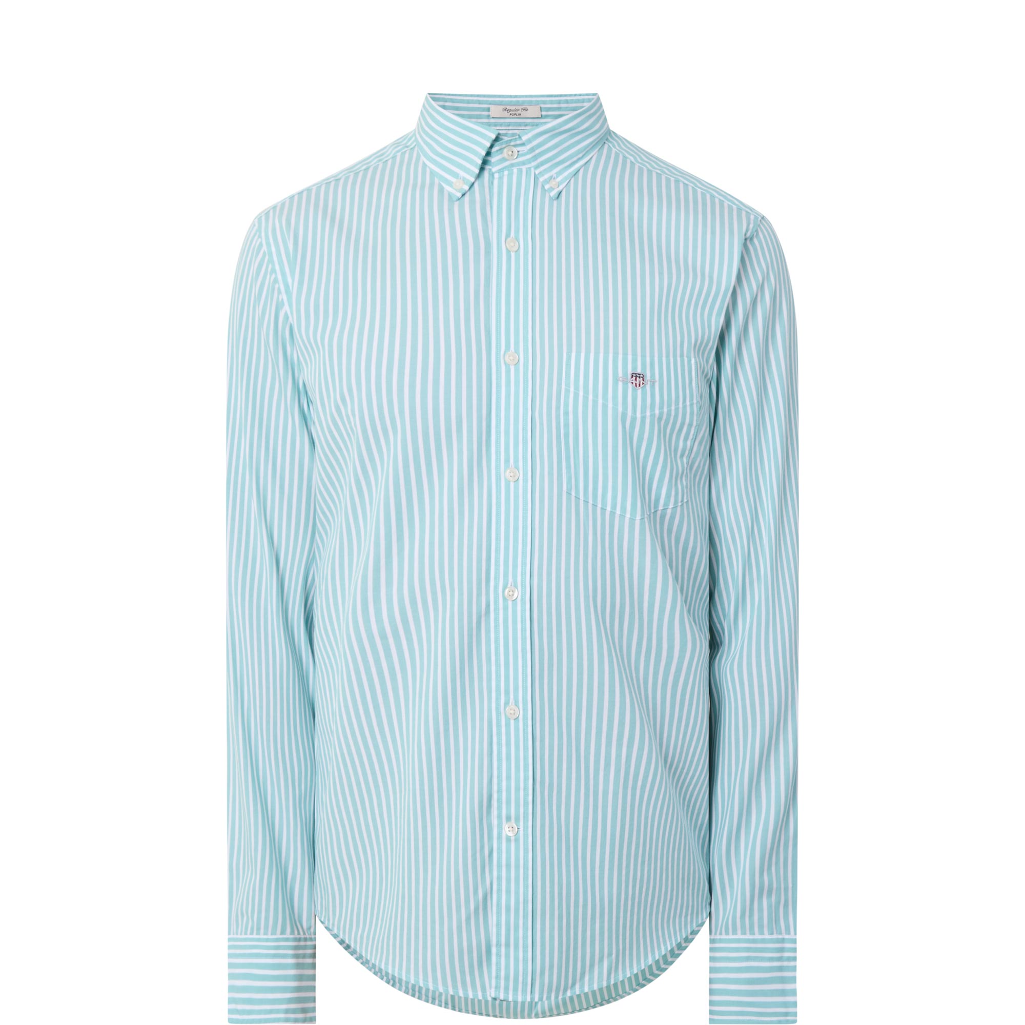 Shield Logo Classic Striped Oxford Shirt