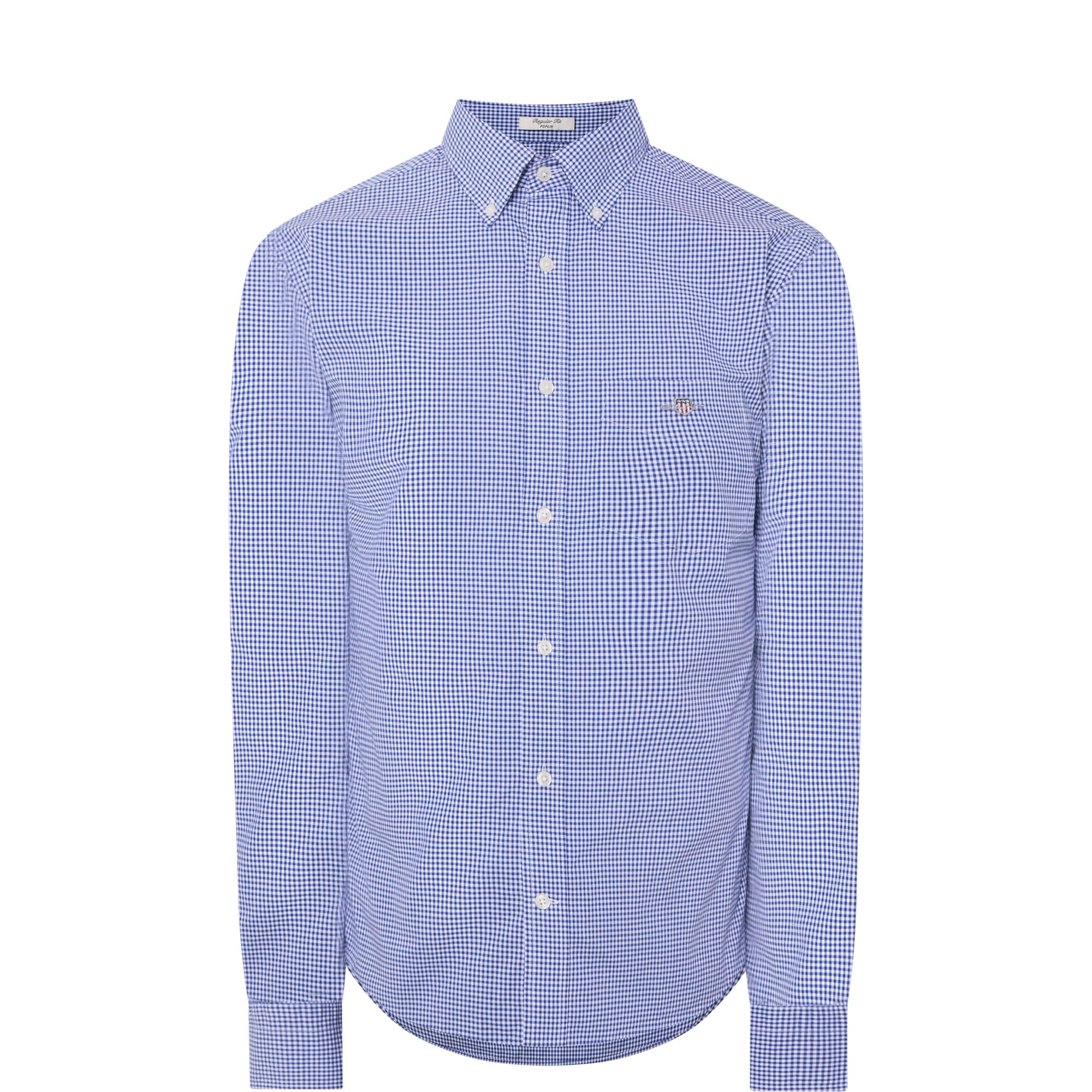 Shield Logo Gingham Casual Shirt