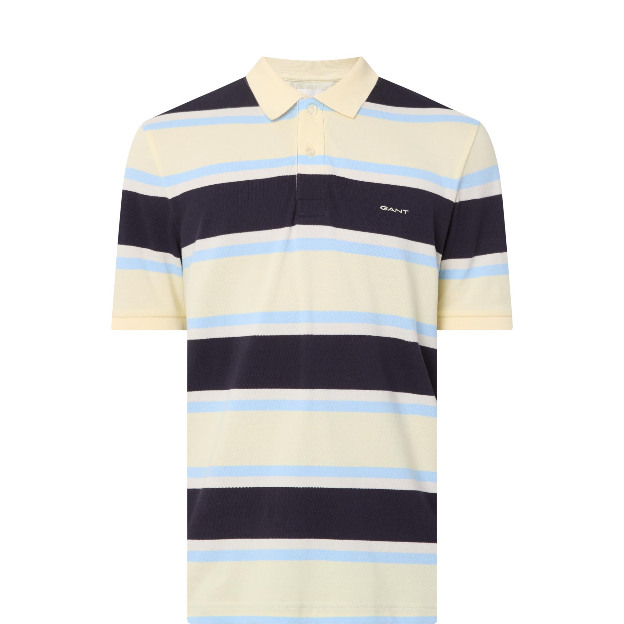 Logo Striped Polo Shirt