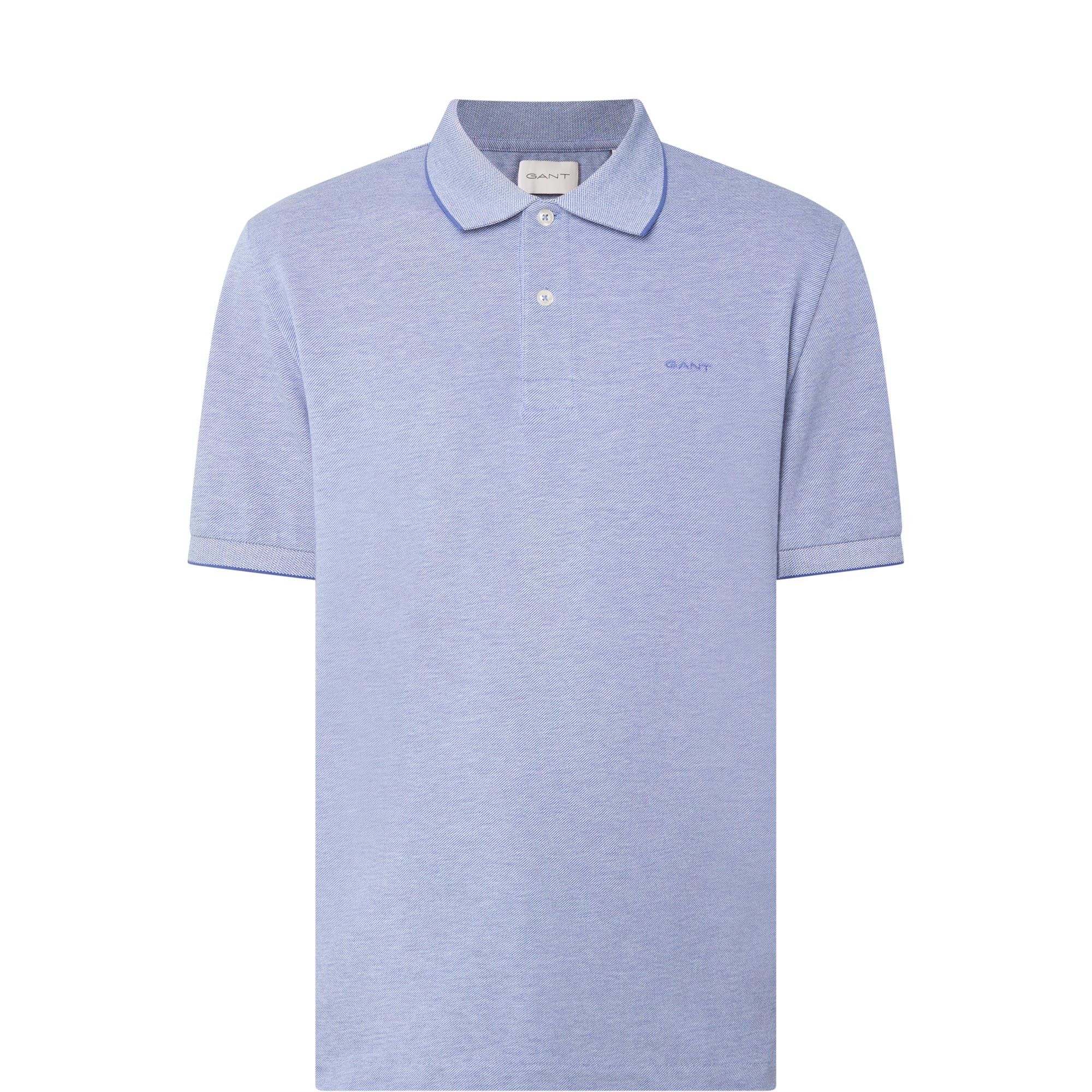 Tonal Tipped Logo Polo Shirt