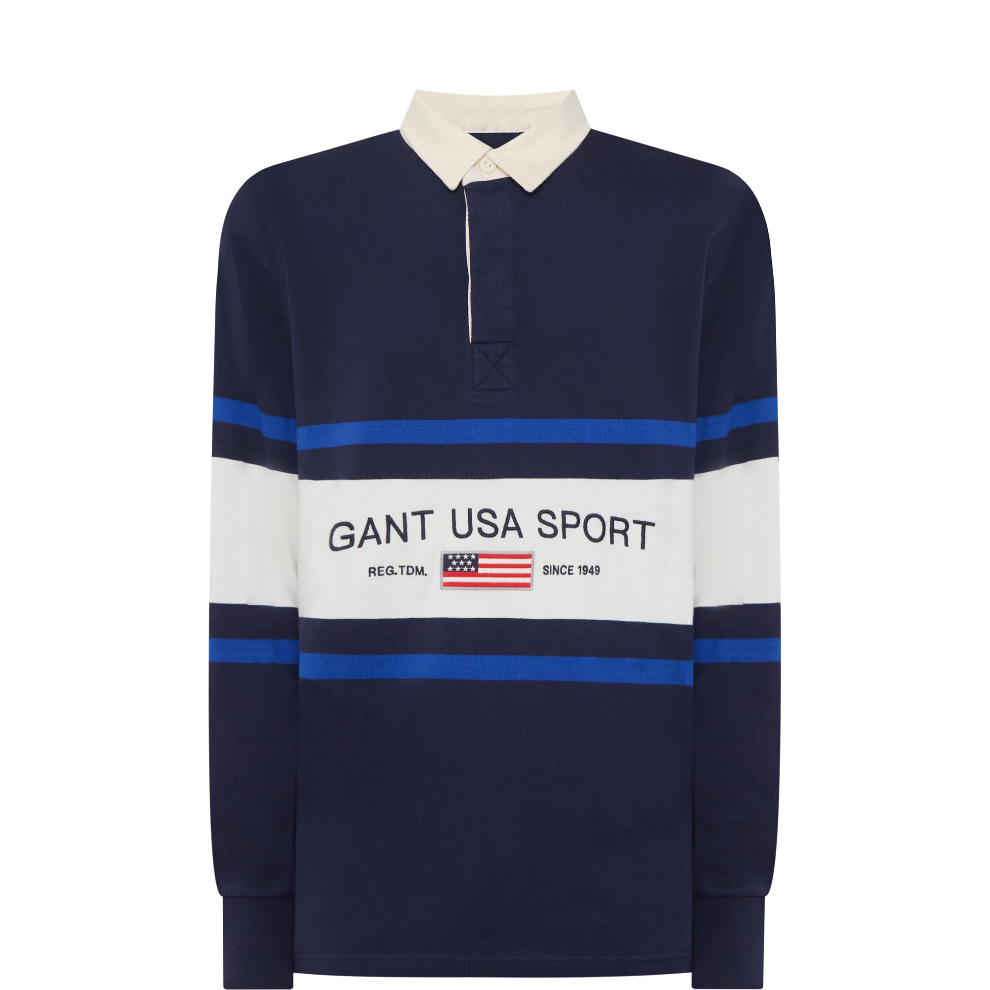 Striped Logo Rugby Shirt