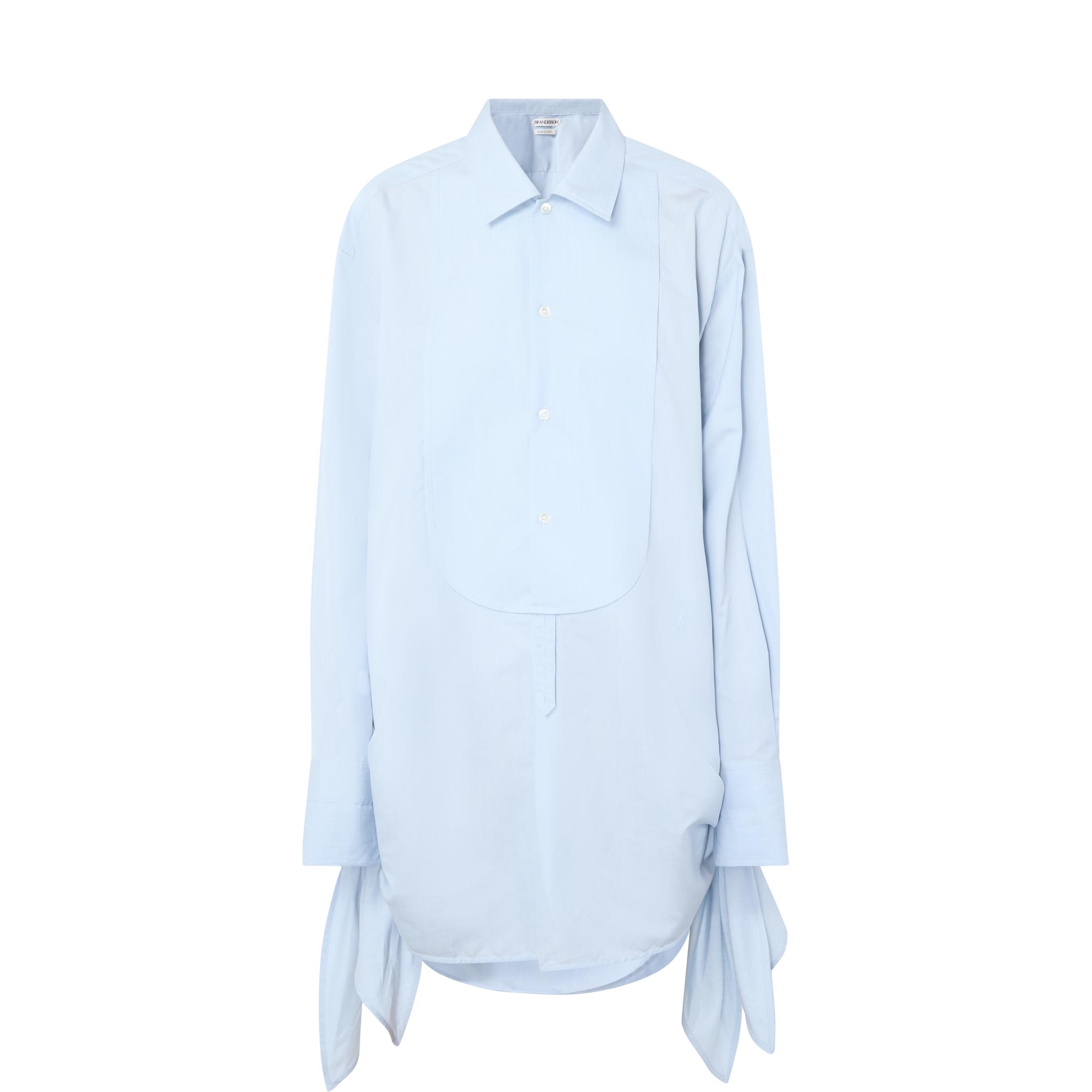 Knotted Shirt Mini Dress