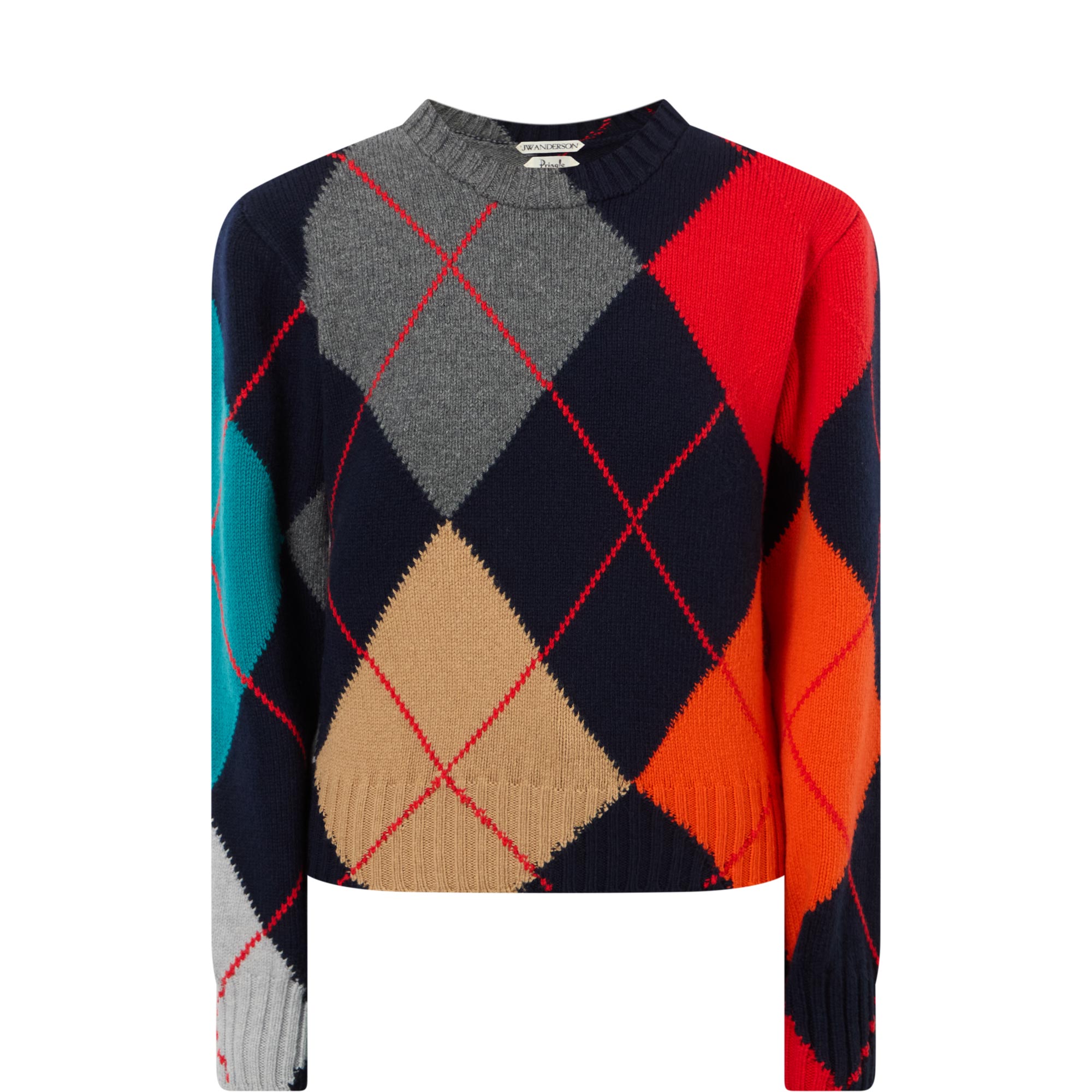 Argyle Knit Sweater