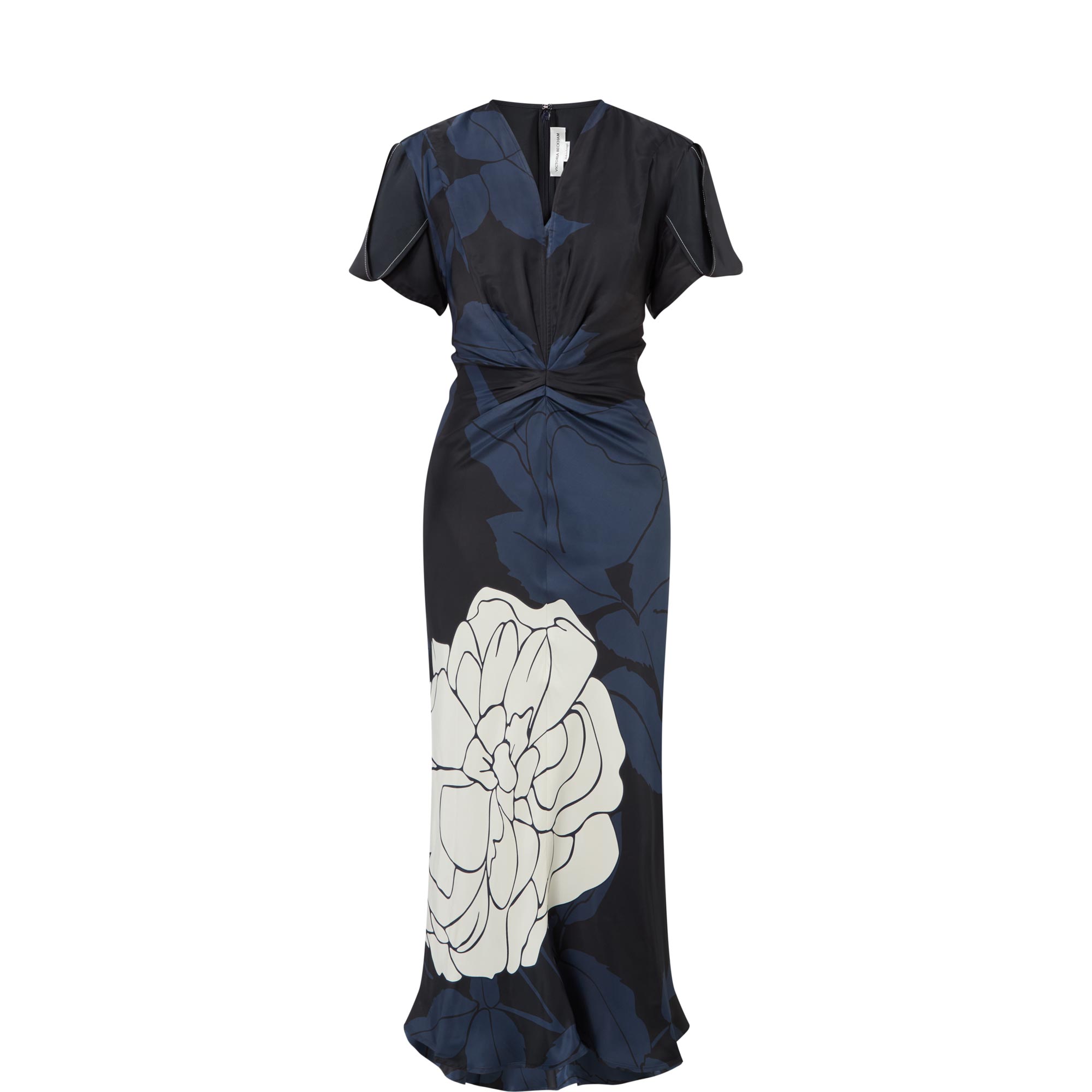 Gathered Waist Flared Dress