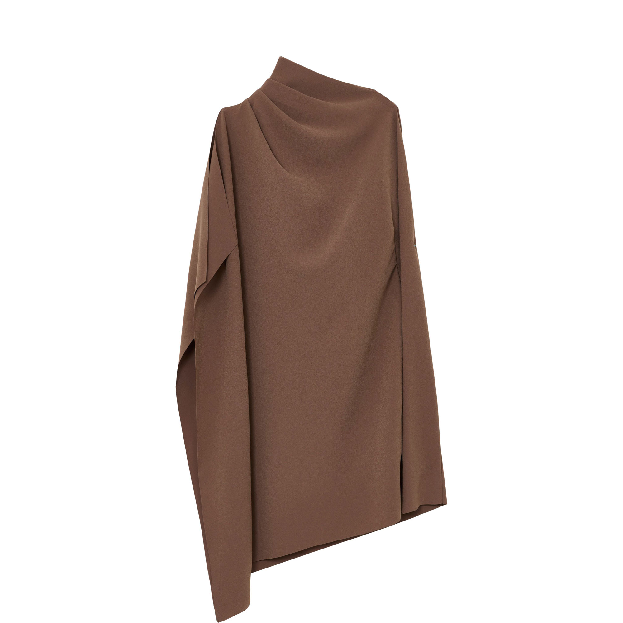 Ellery Draped Mini One-Shoulder Dress