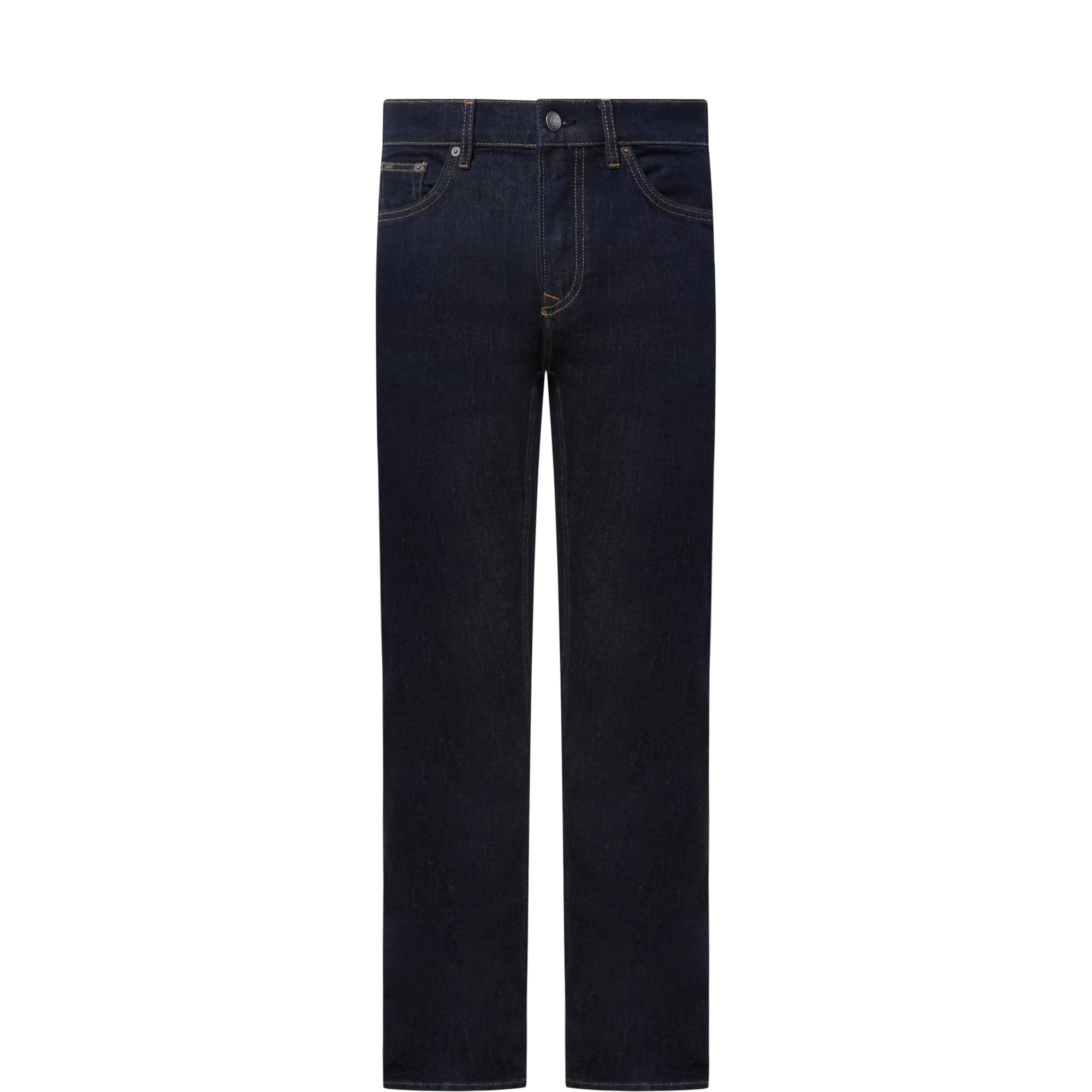 Clean Wash Straight Leg Denim Jeans