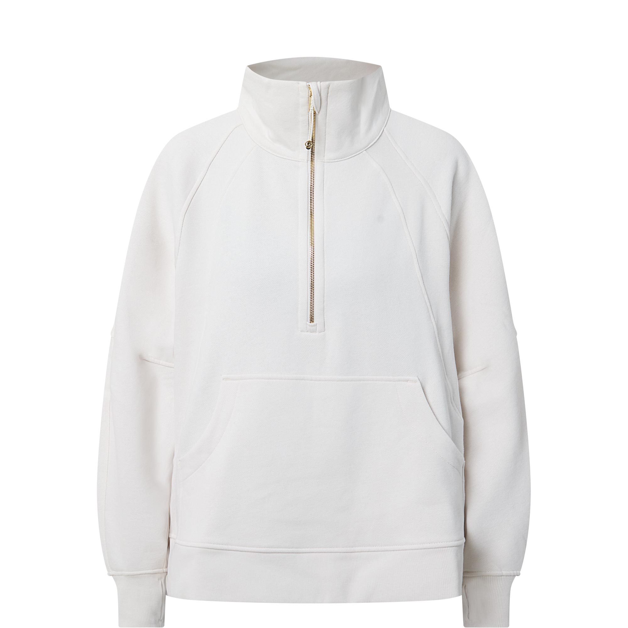 Scuba Oversized Half-Zip Long Sweatshirt