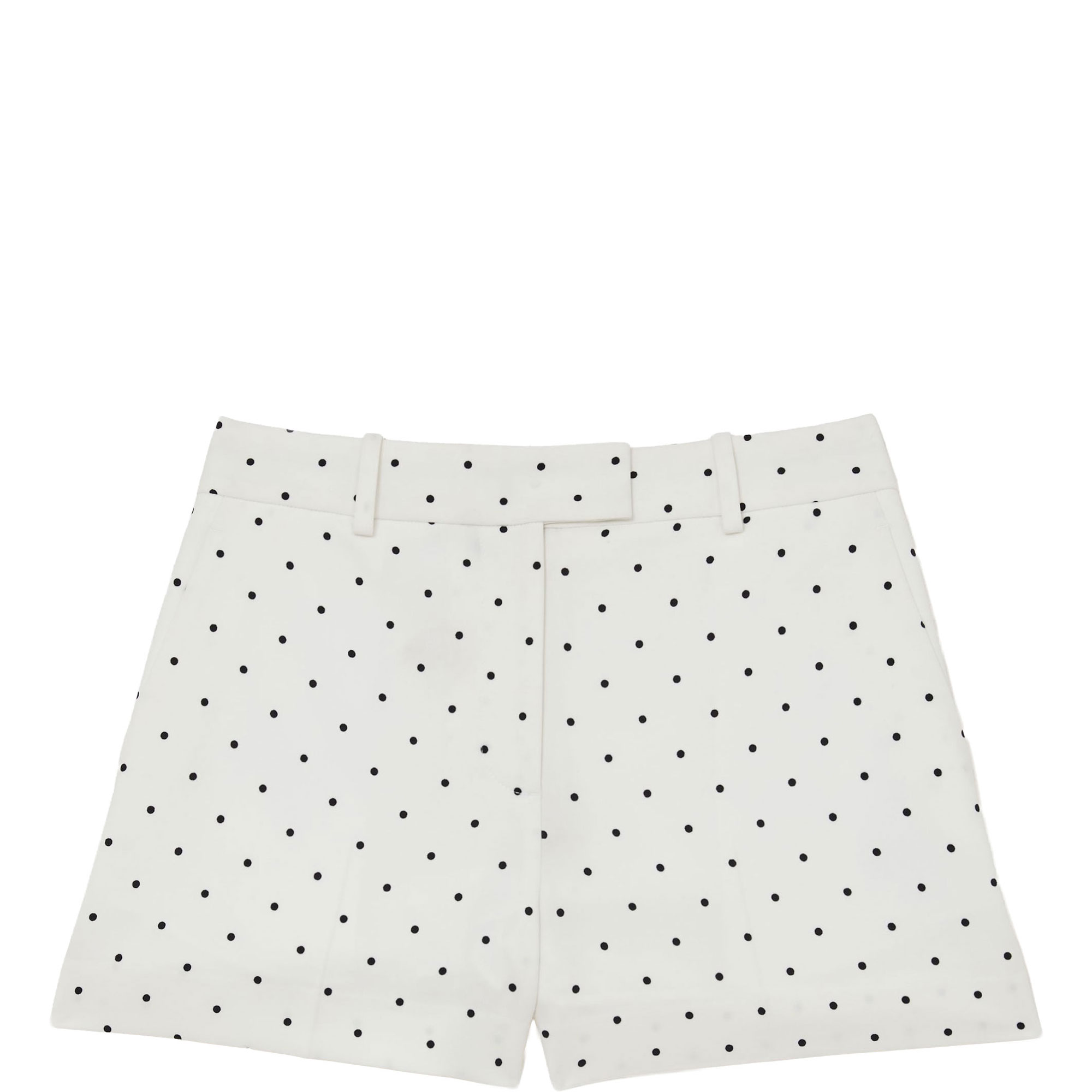 Beatrix Polka-Dot Tailored Shorts