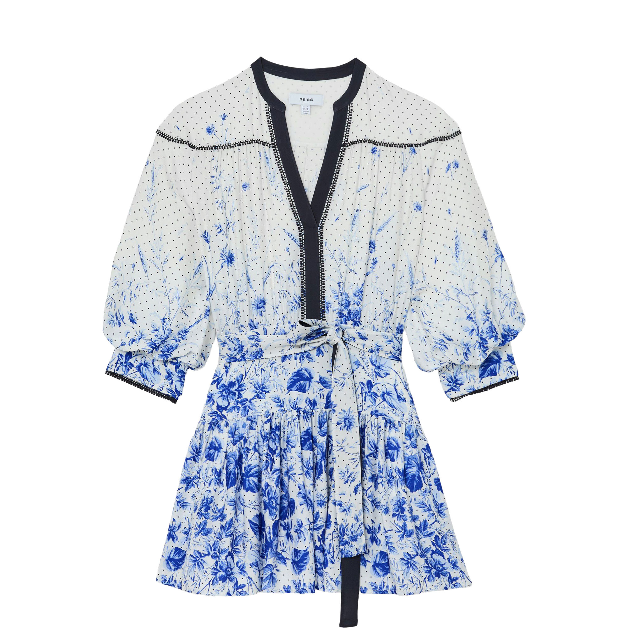 Anisa Floral Print Mini Dress