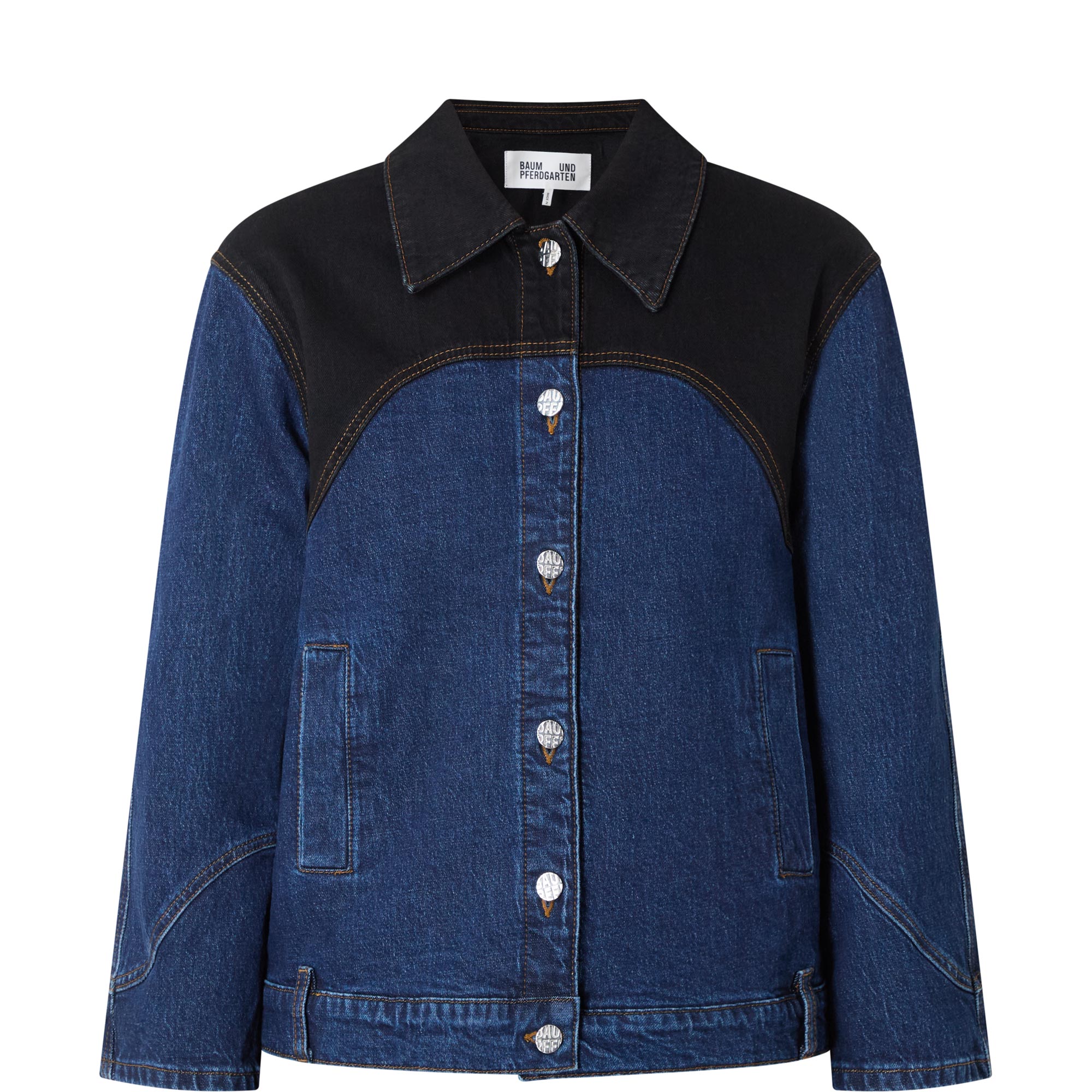 Bayson Two-Tone Denim Jacket