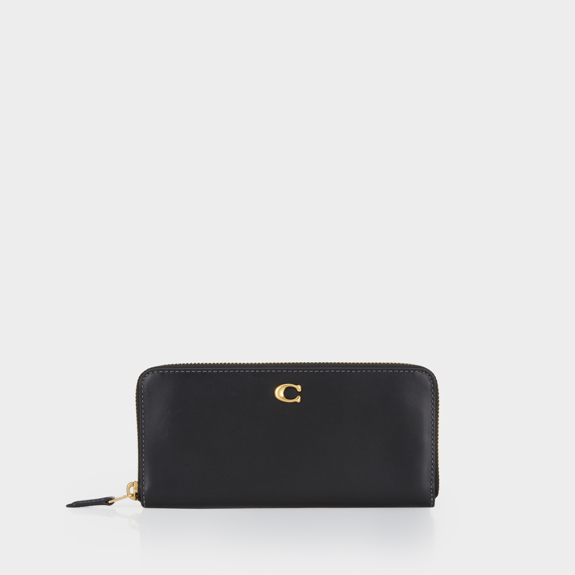 Accordion Slim Zip Around Wallet