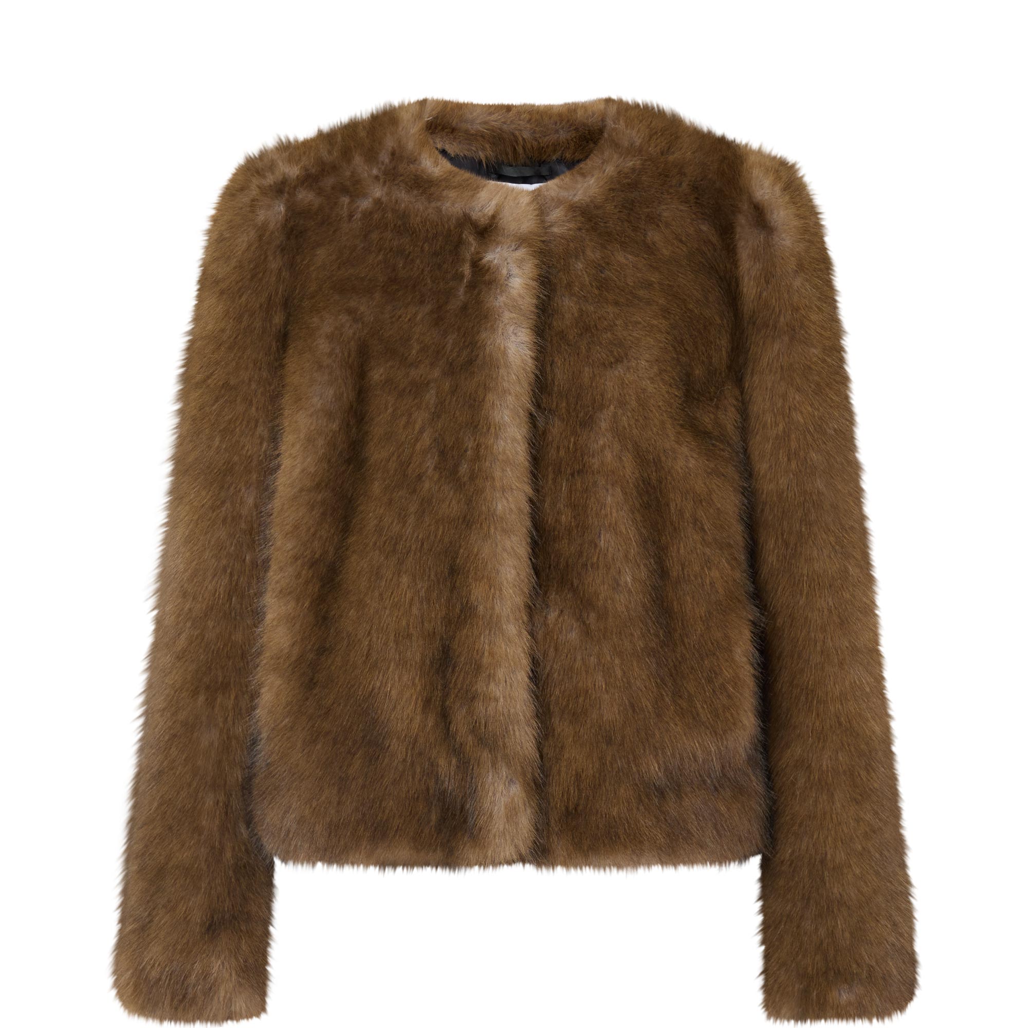 Sadie Faux Shearling Cropped Jacket