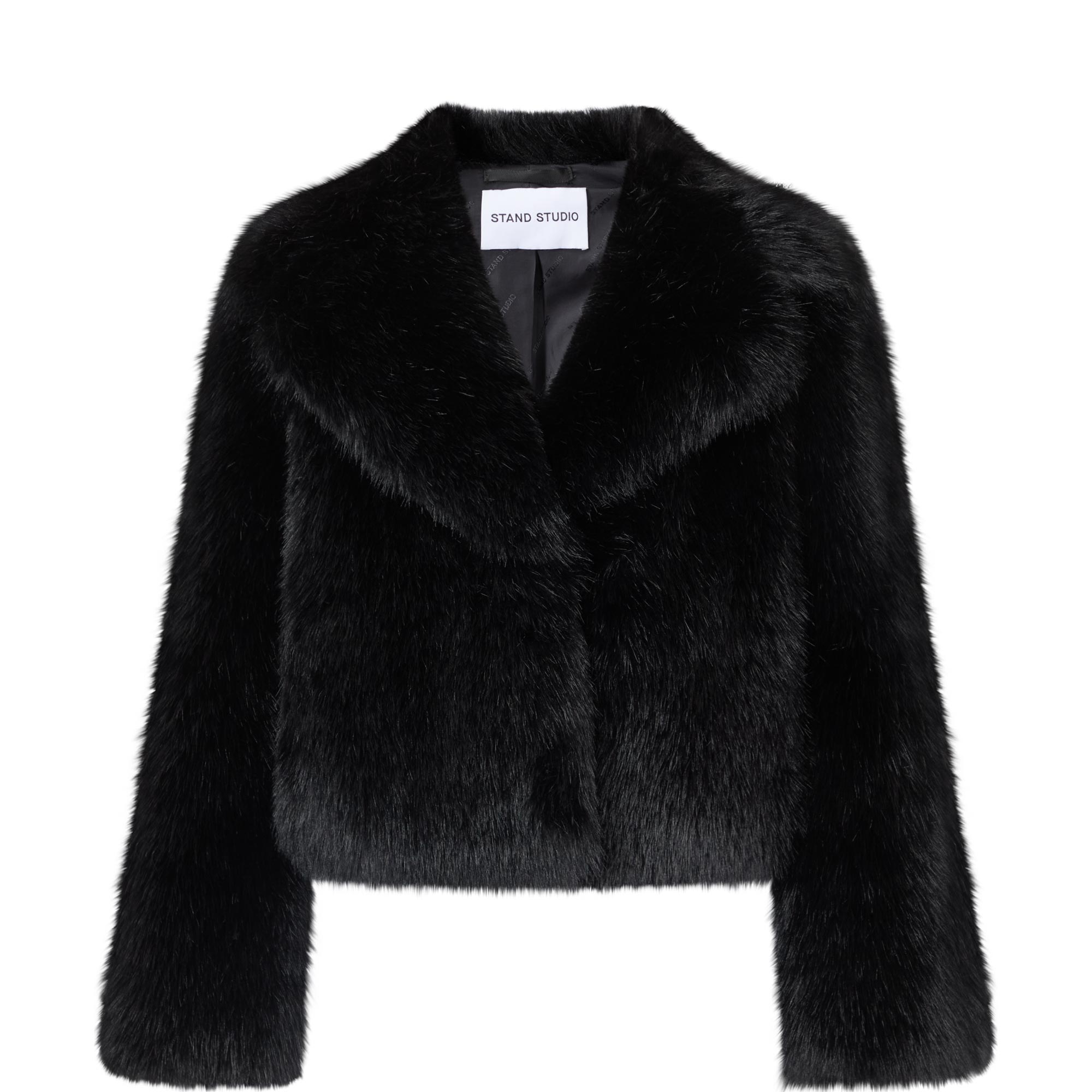 Samara Faux Shearling Cropped Jacket