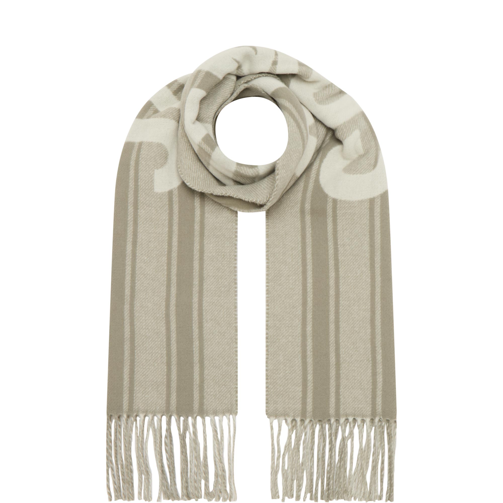 L'echarpe Fringe Logo Scarf
