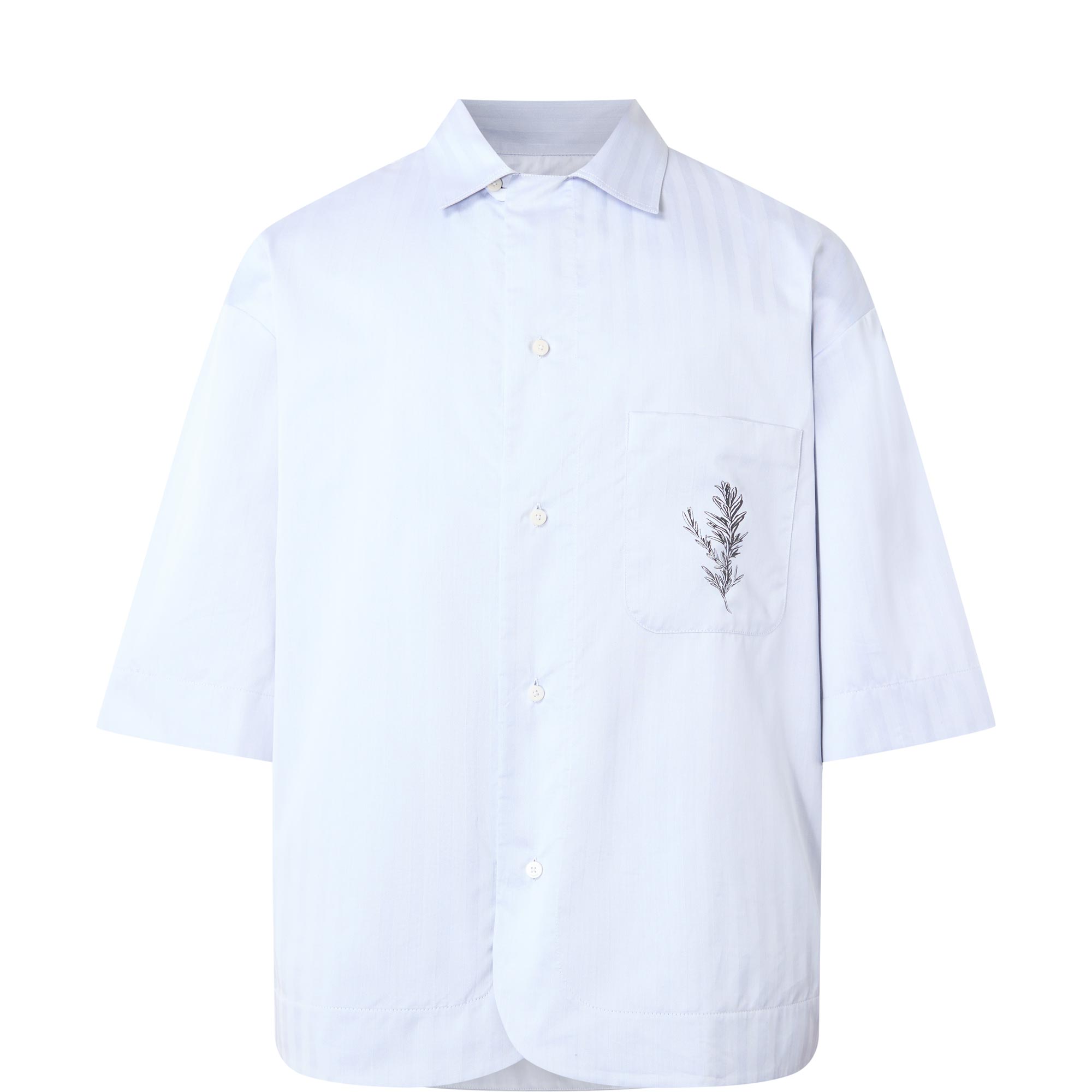 The Gardian Striped Rosemary Logo Shirt