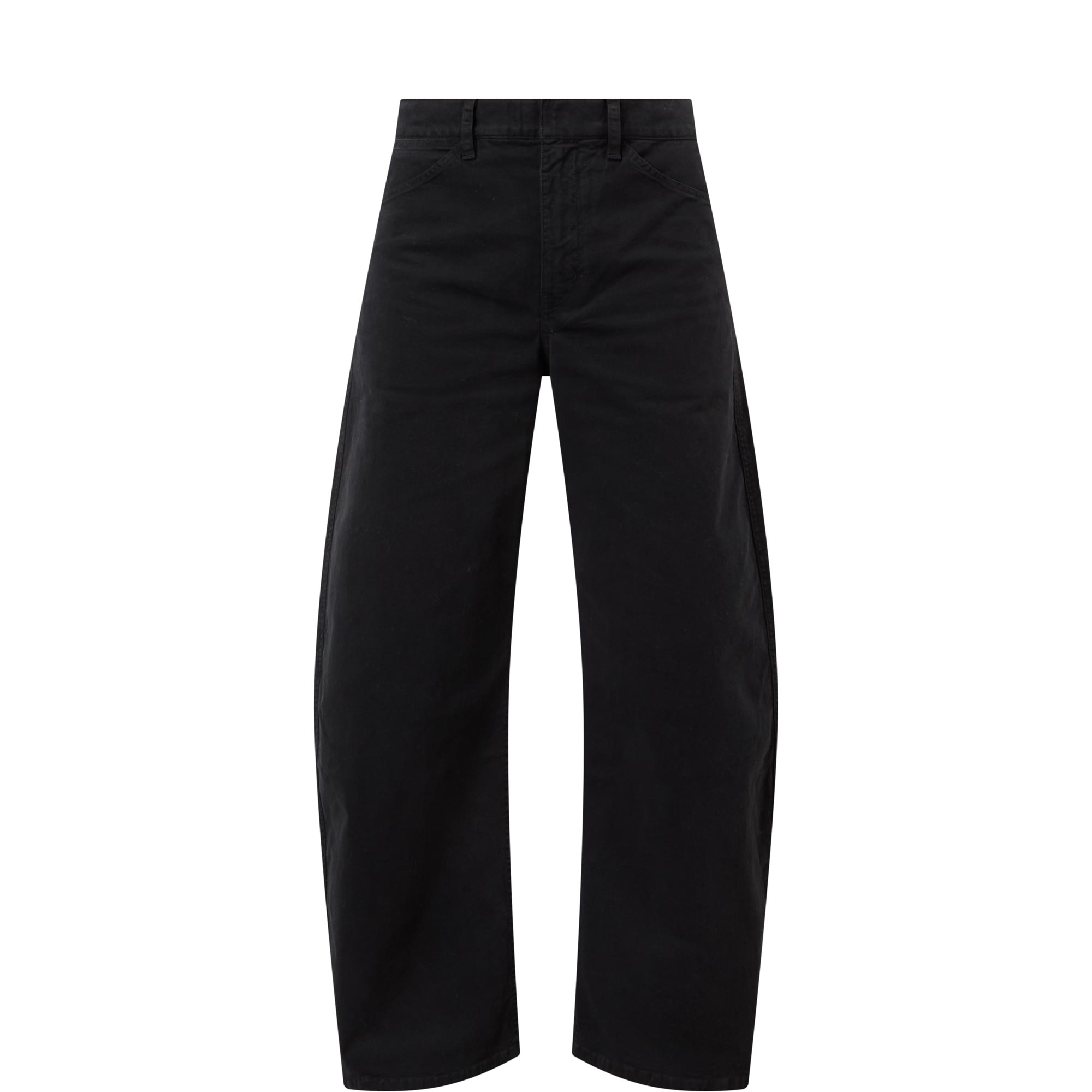 Tribecca Mid-Rise Barrel Leg Trousers