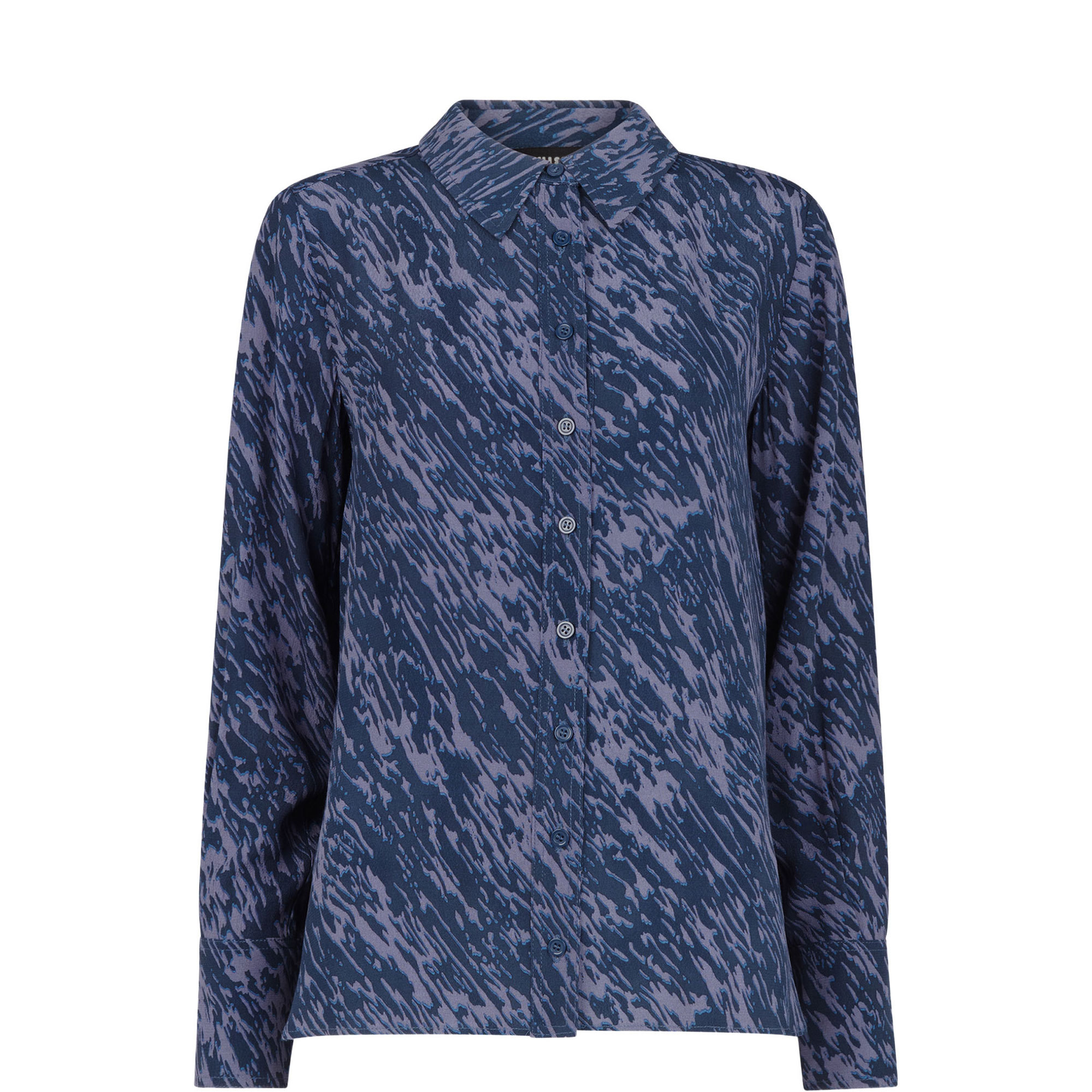 Abstract Marks Collared Shirt