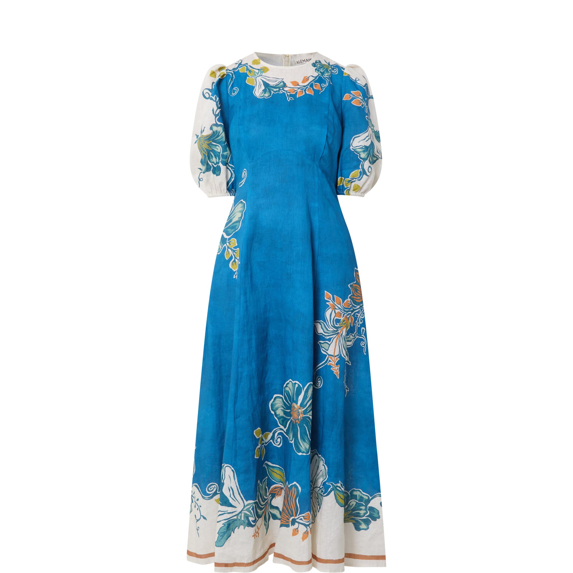 Luda Placement Floral Dress