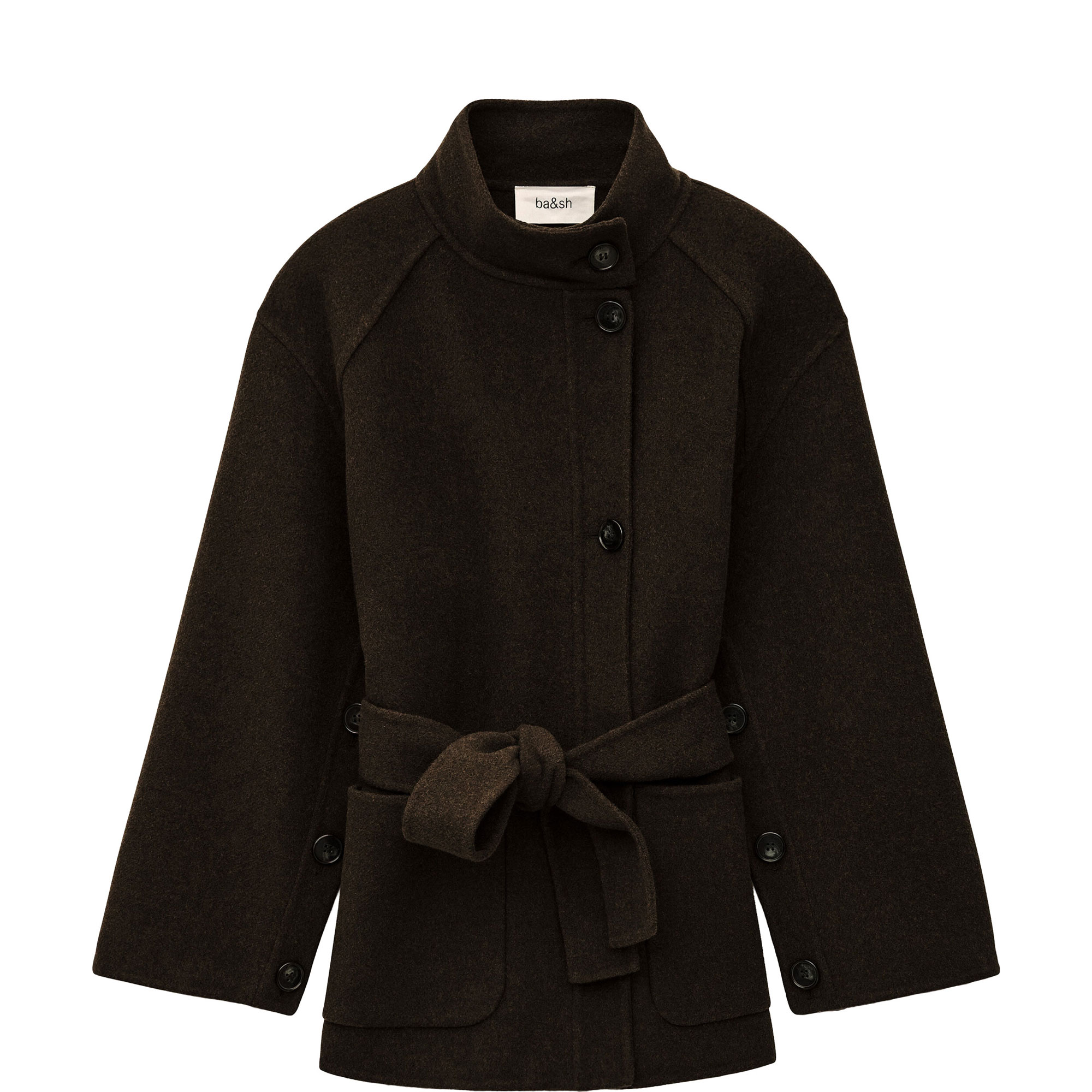 Lourthney Short Belted Coat
