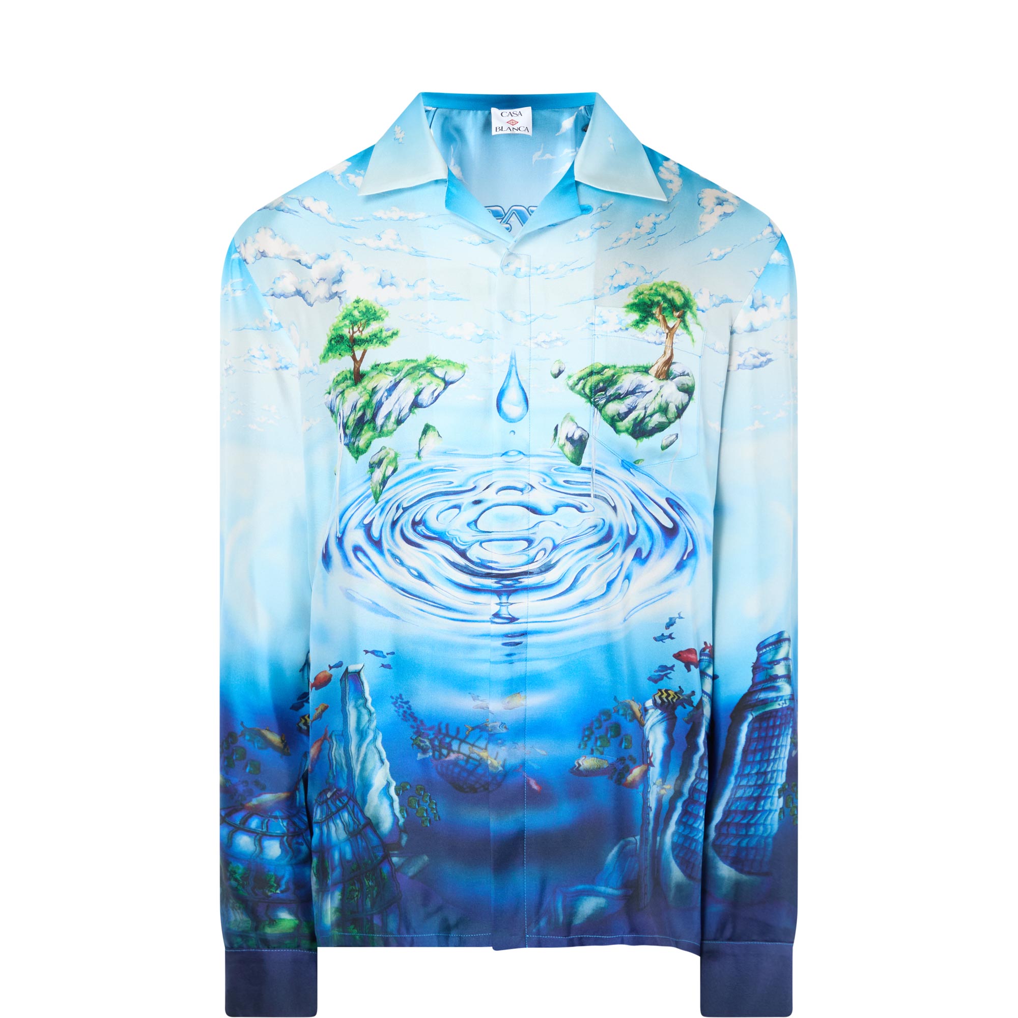 Lost Atlantis Silk Printed Shirt